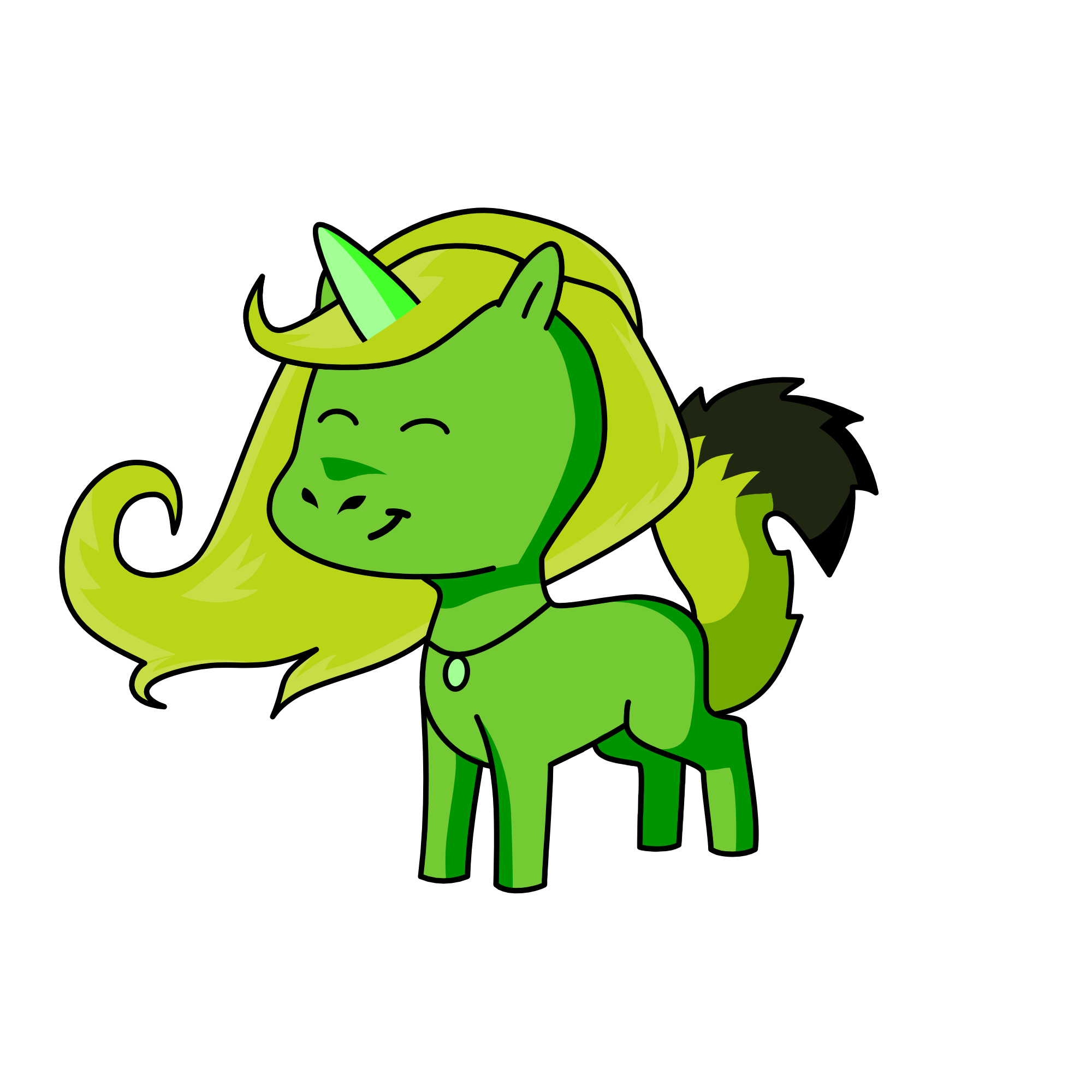 Grenda, the unicorn