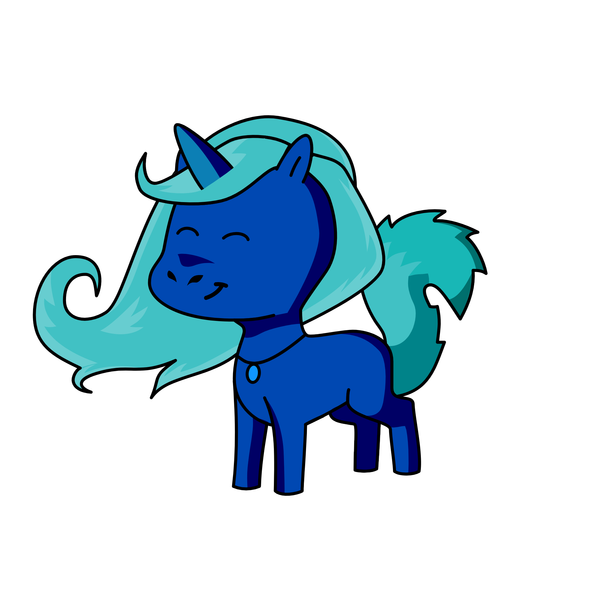 Snowy, the unicorn