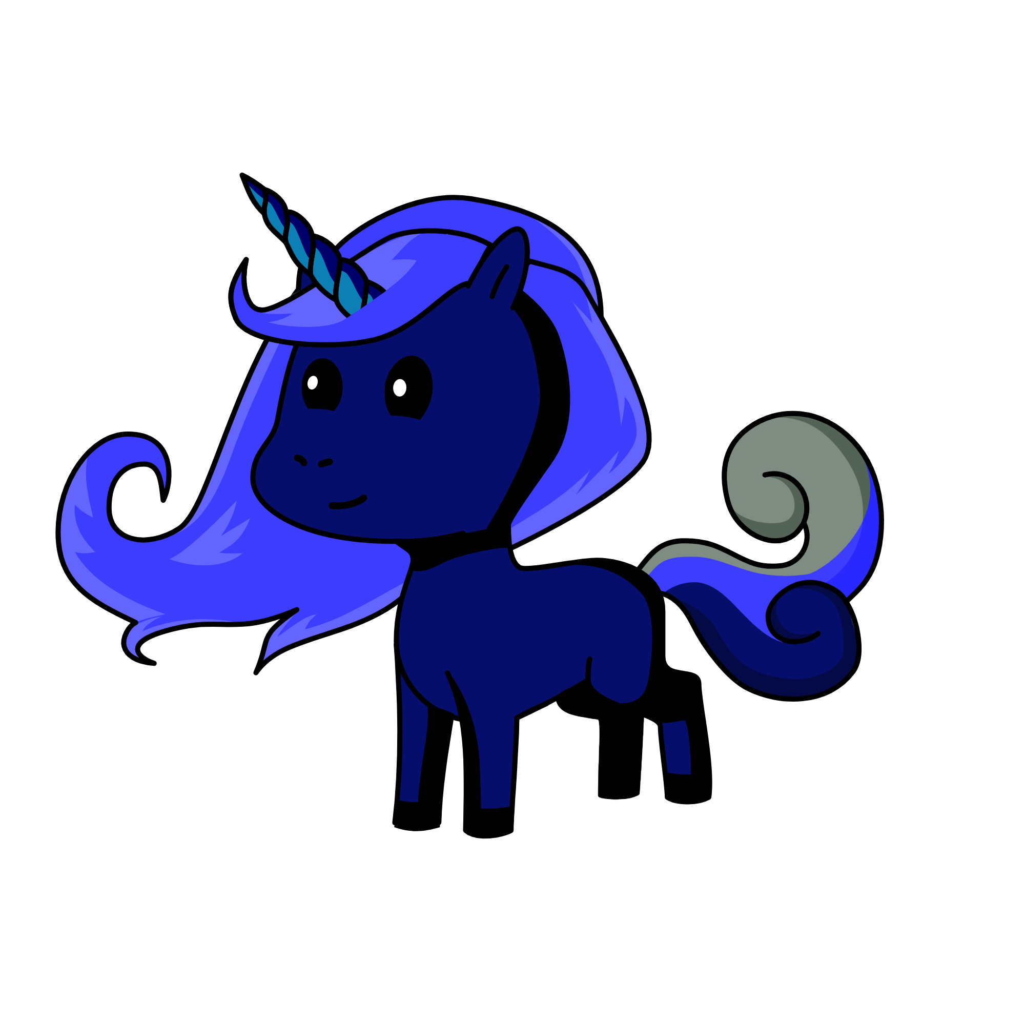 Princess Luna, the unicorn