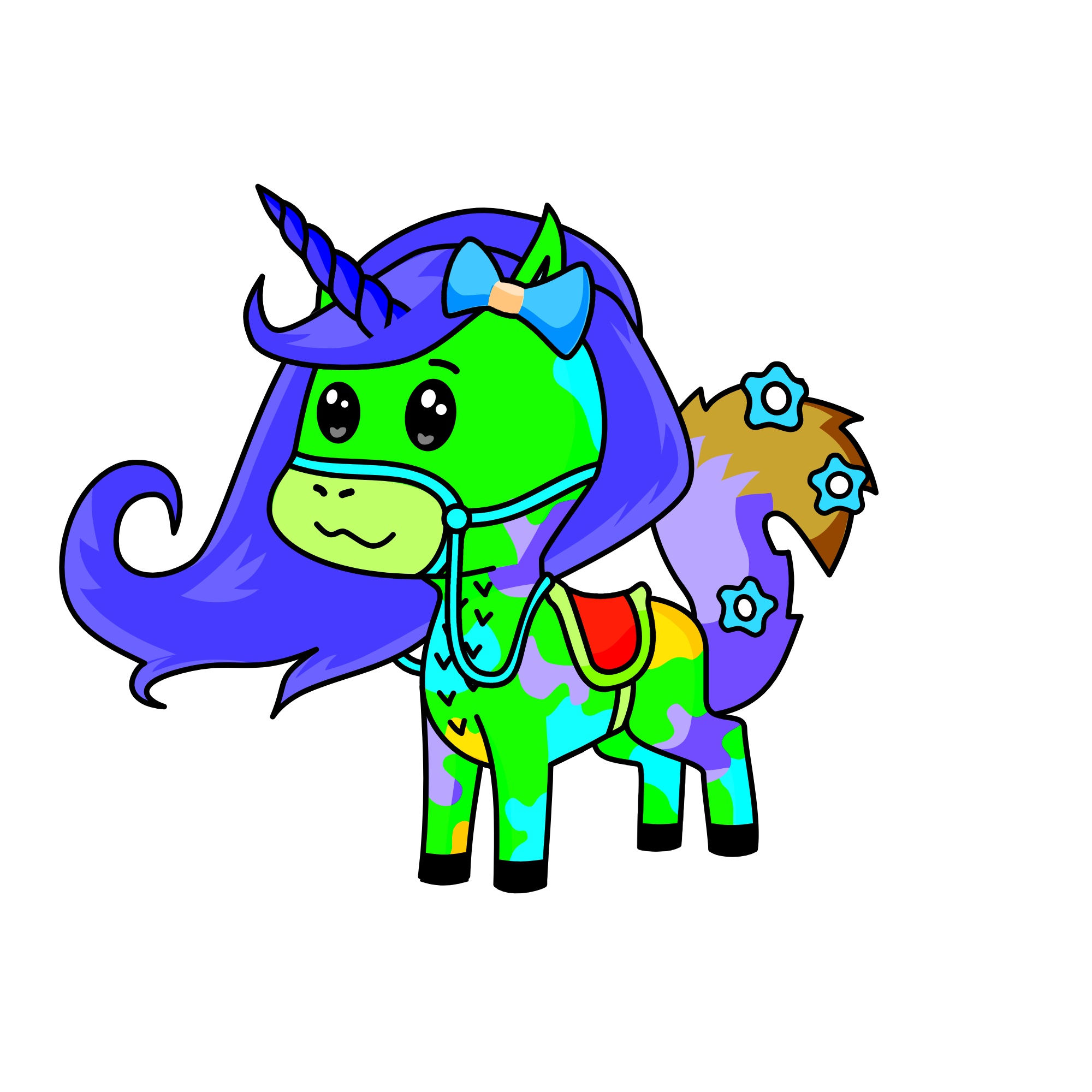 Splaterrinnaliniteraselinny, the unicorn
