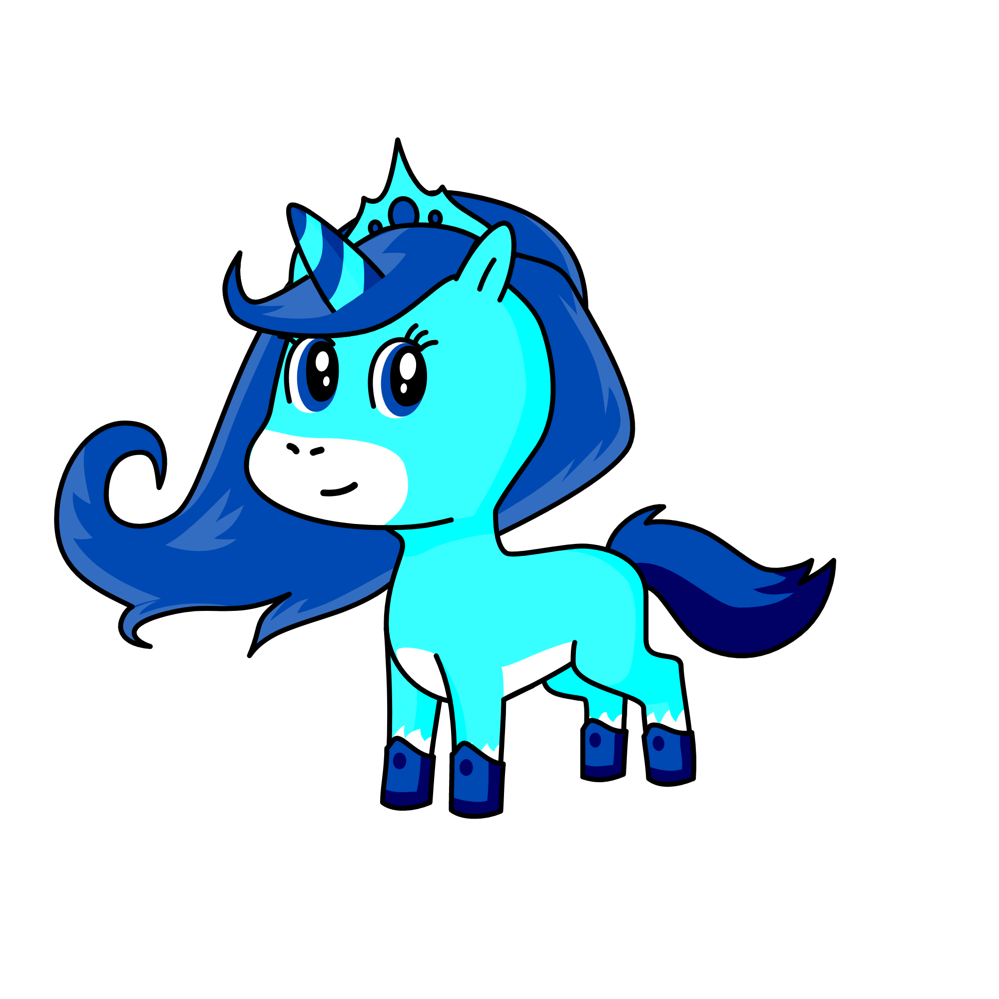 Ice Queen, the unicorn