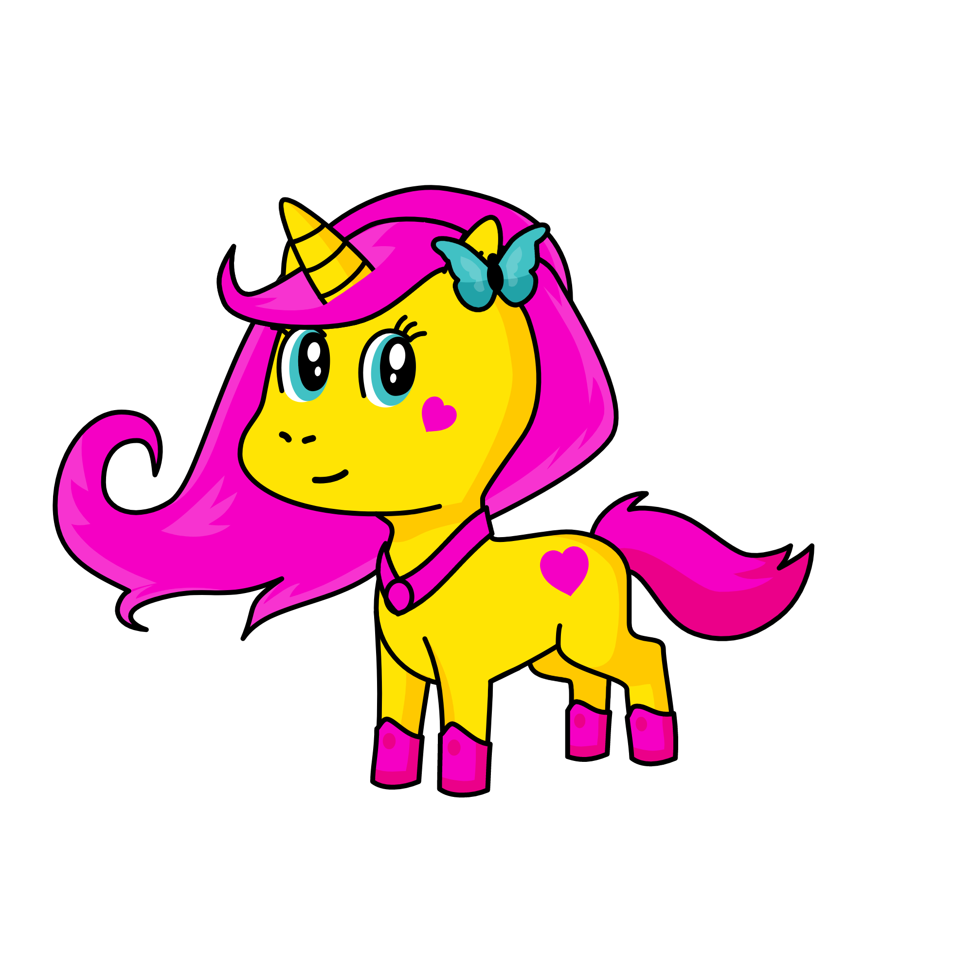 fluttershy, the unicorn