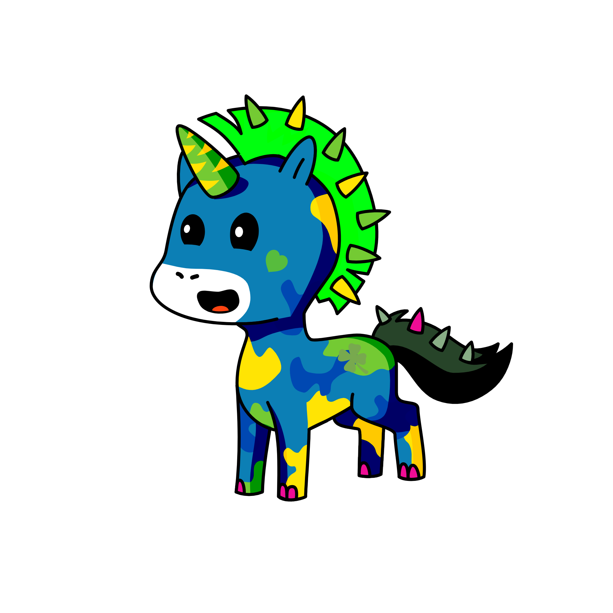 Lucky, the unicorn