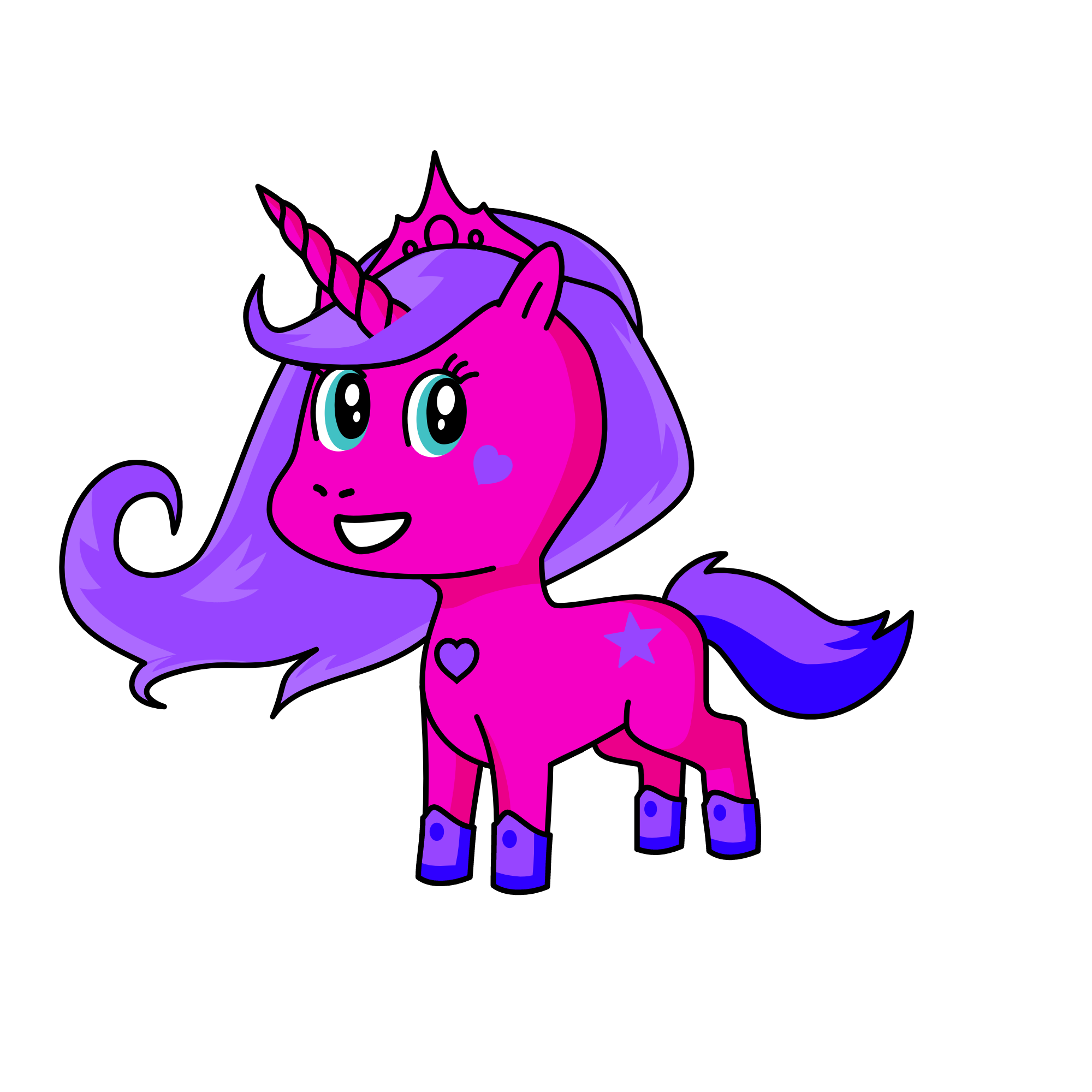 pinky, the unicorn