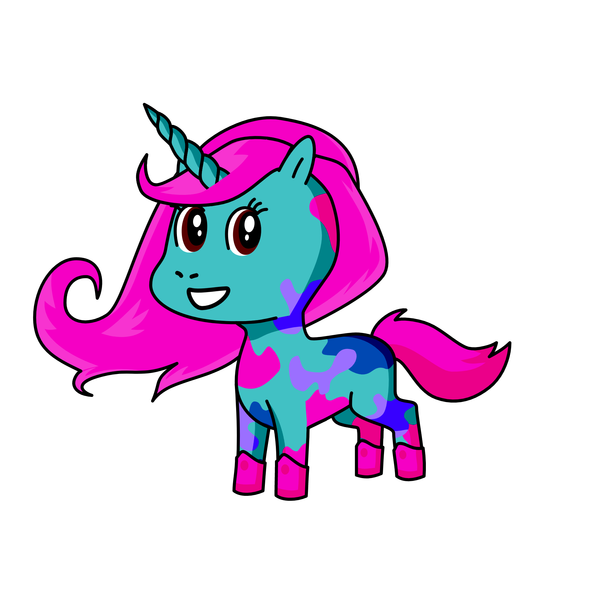 candy, the unicorn