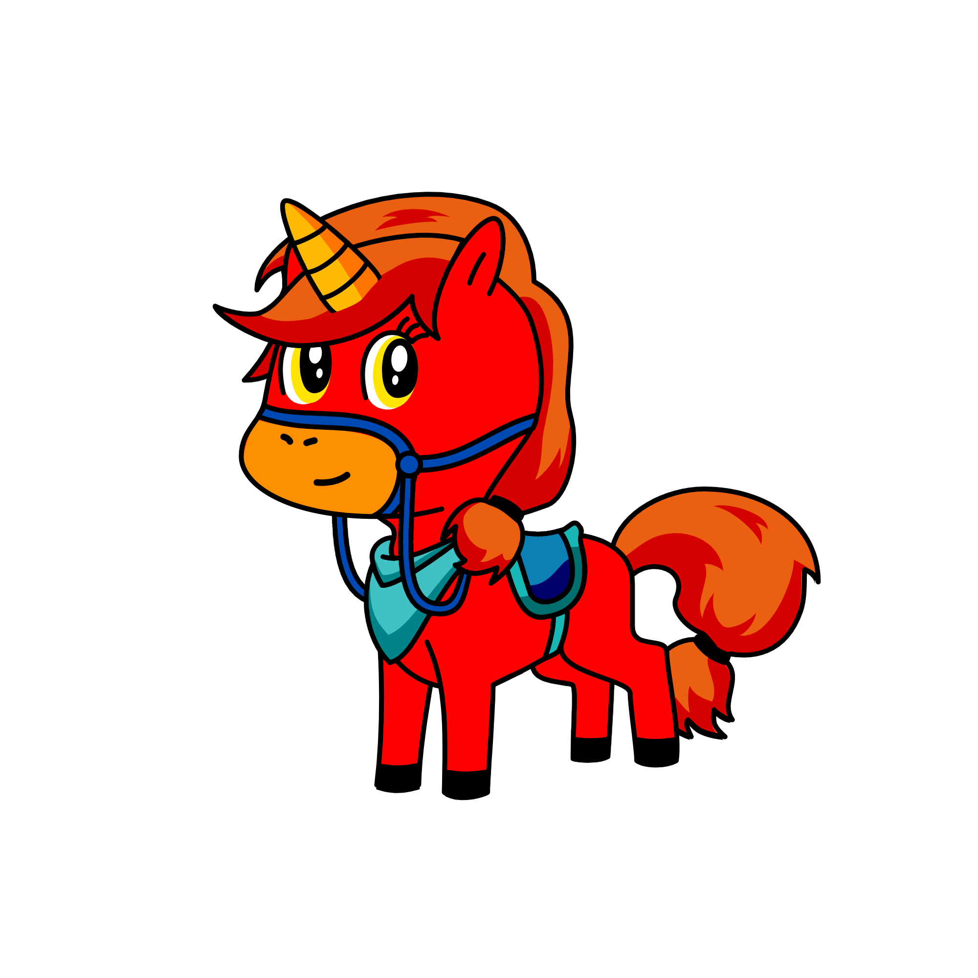 Yeeha, the unicorn