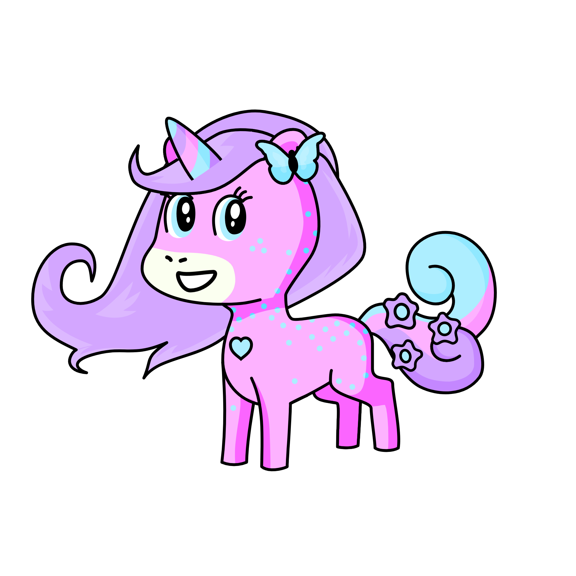 cotton candy, the unicorn