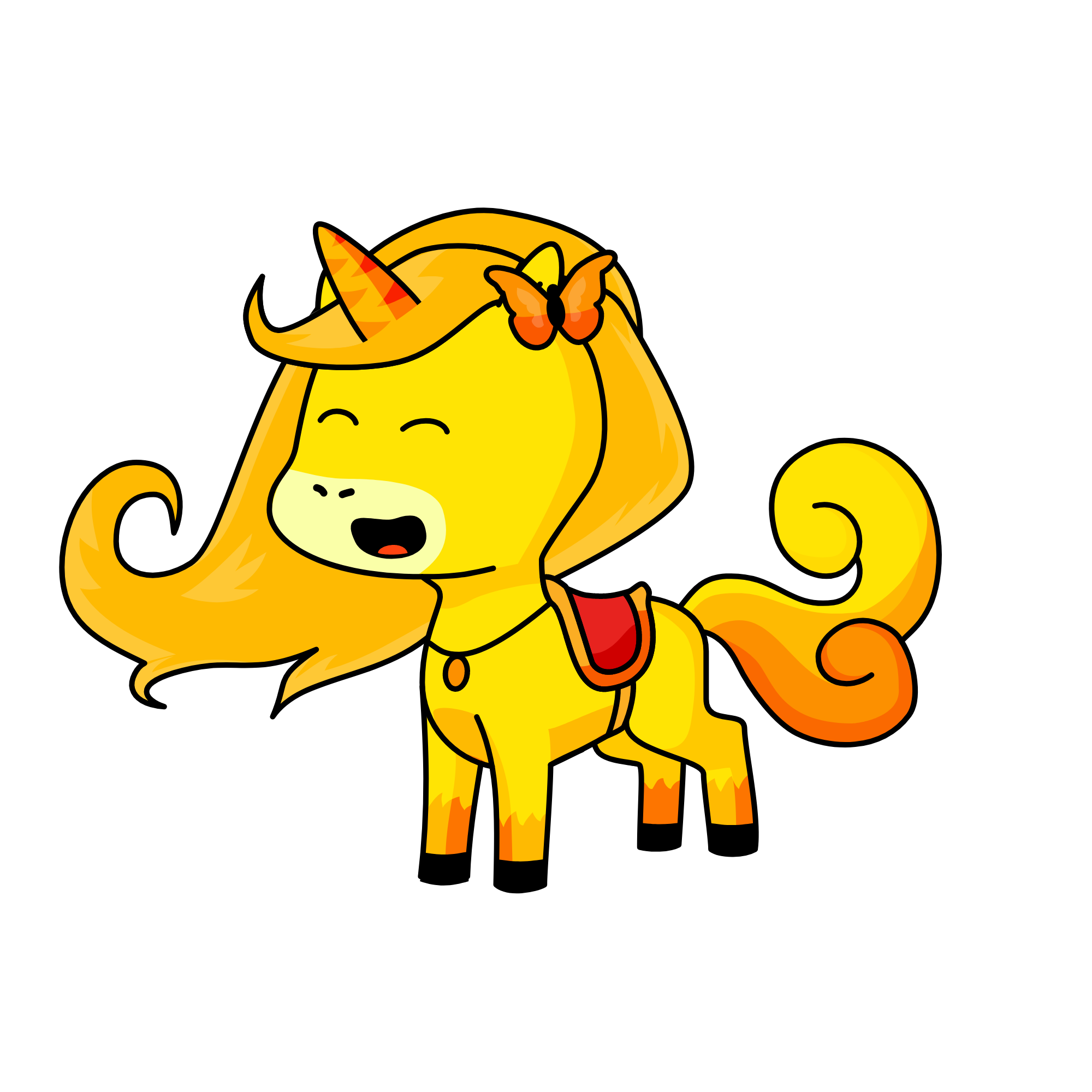 Summer Bliss, the unicorn