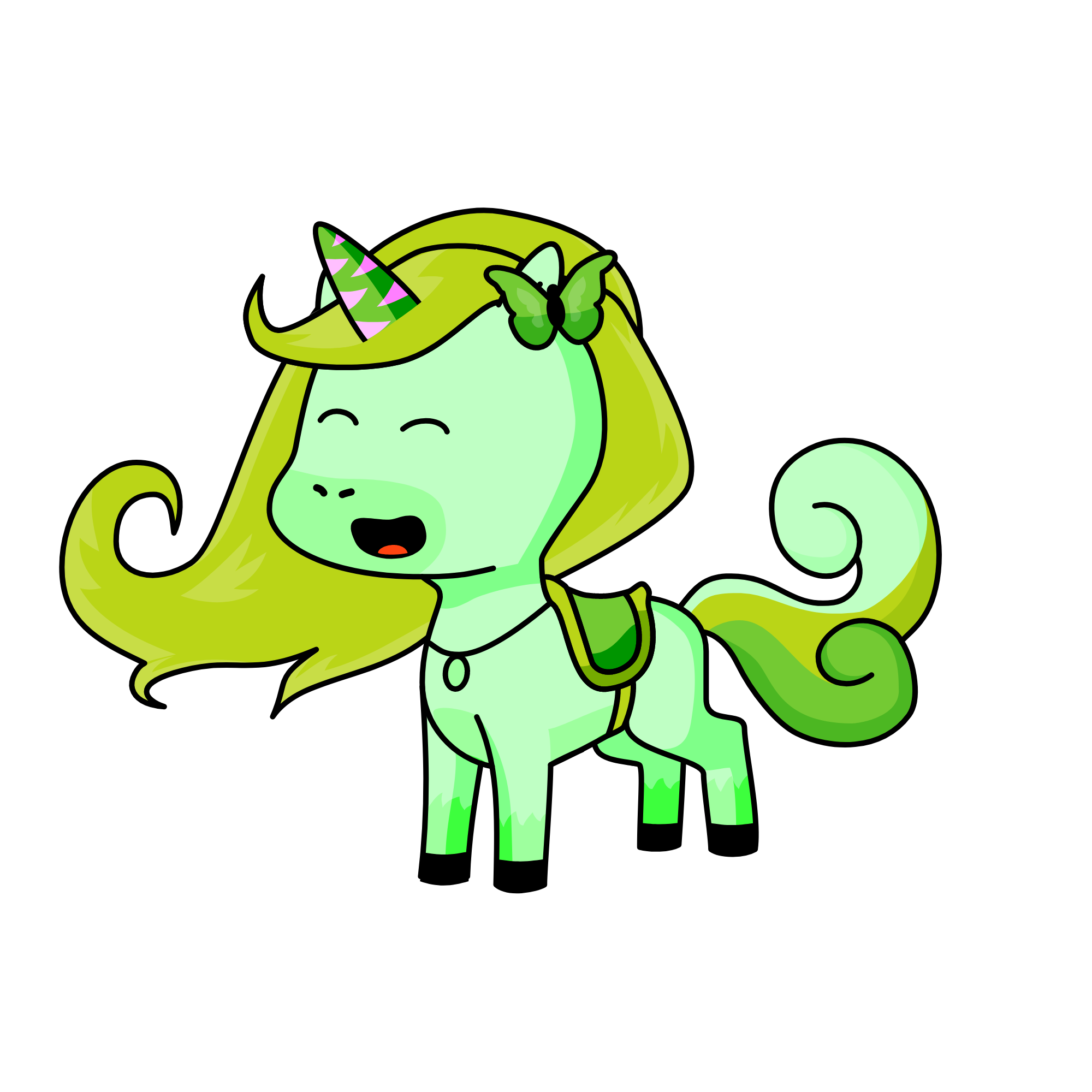 Spring Bliss, the unicorn