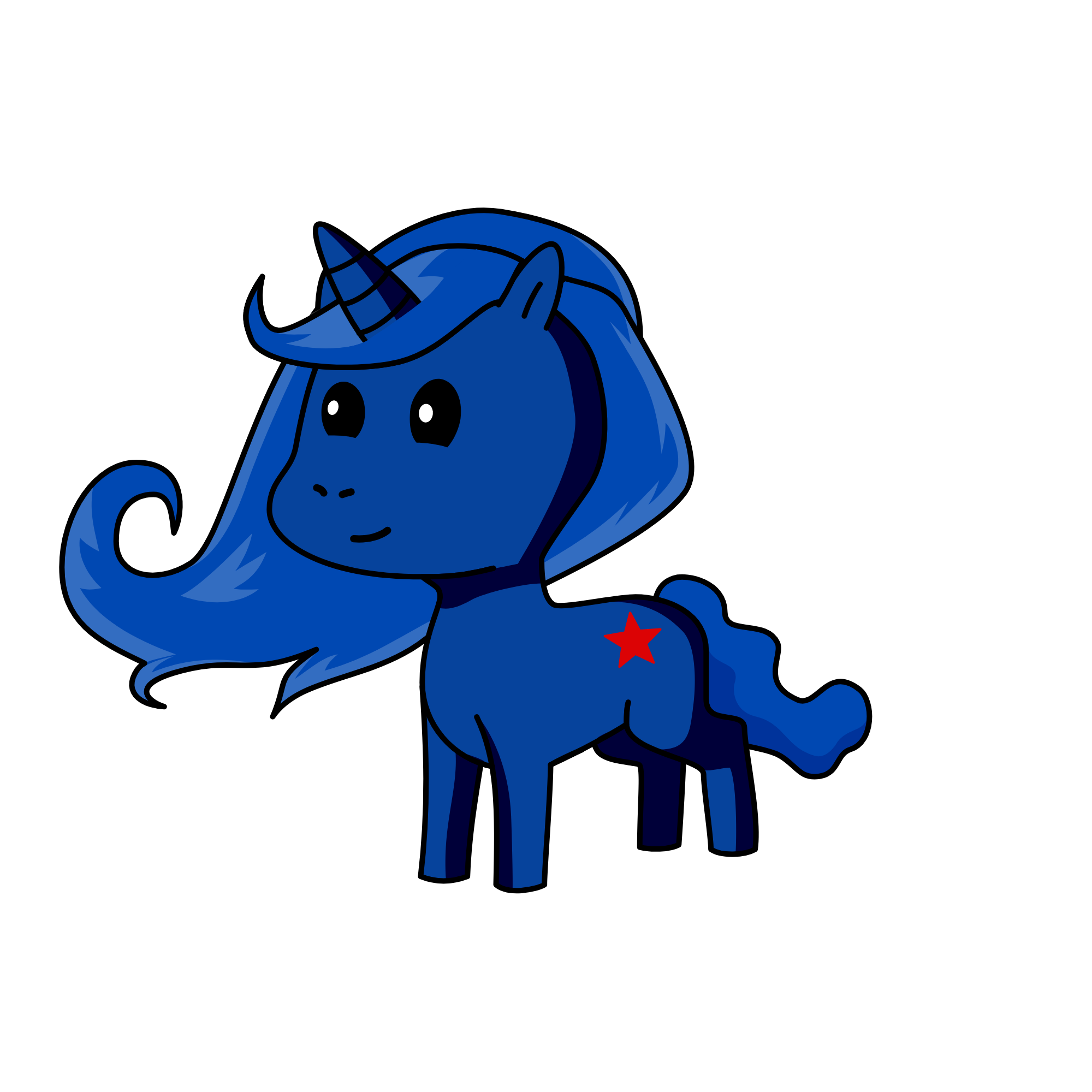 luna, the unicorn