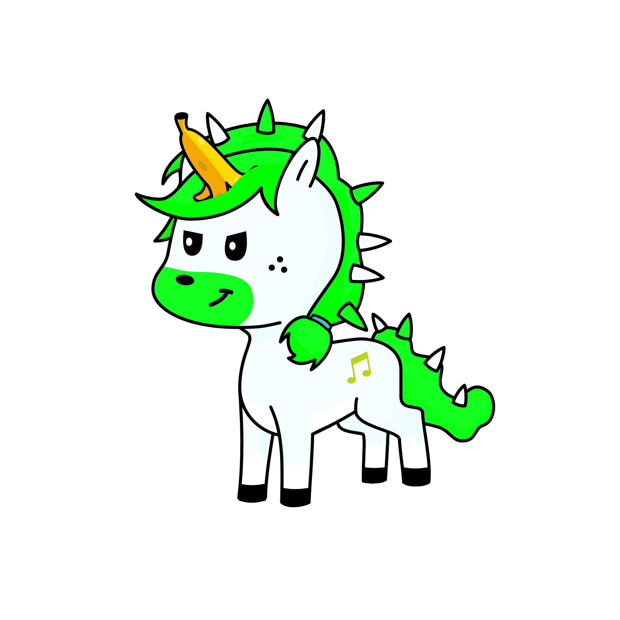 White Mint, the unicorn