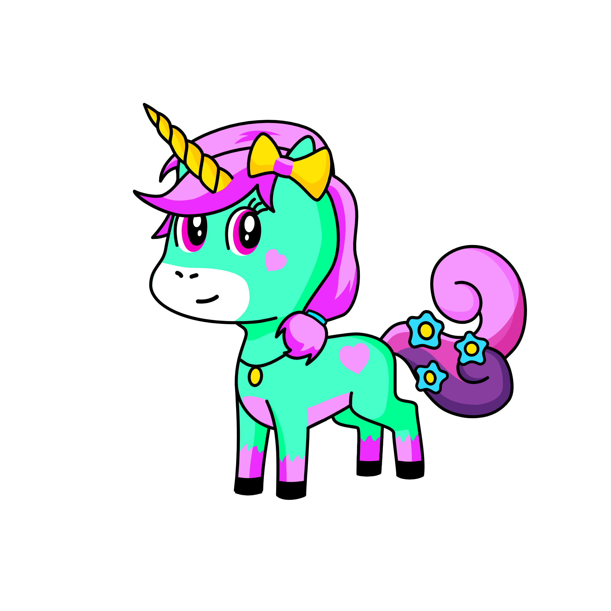 Icy, the unicorn
