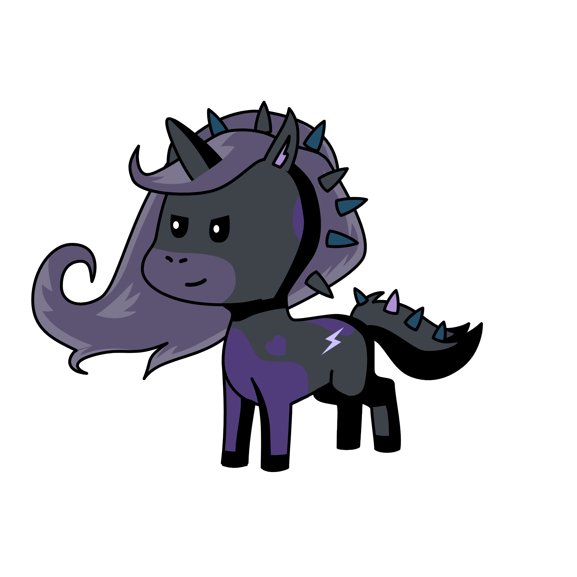 Raven, the unicorn
