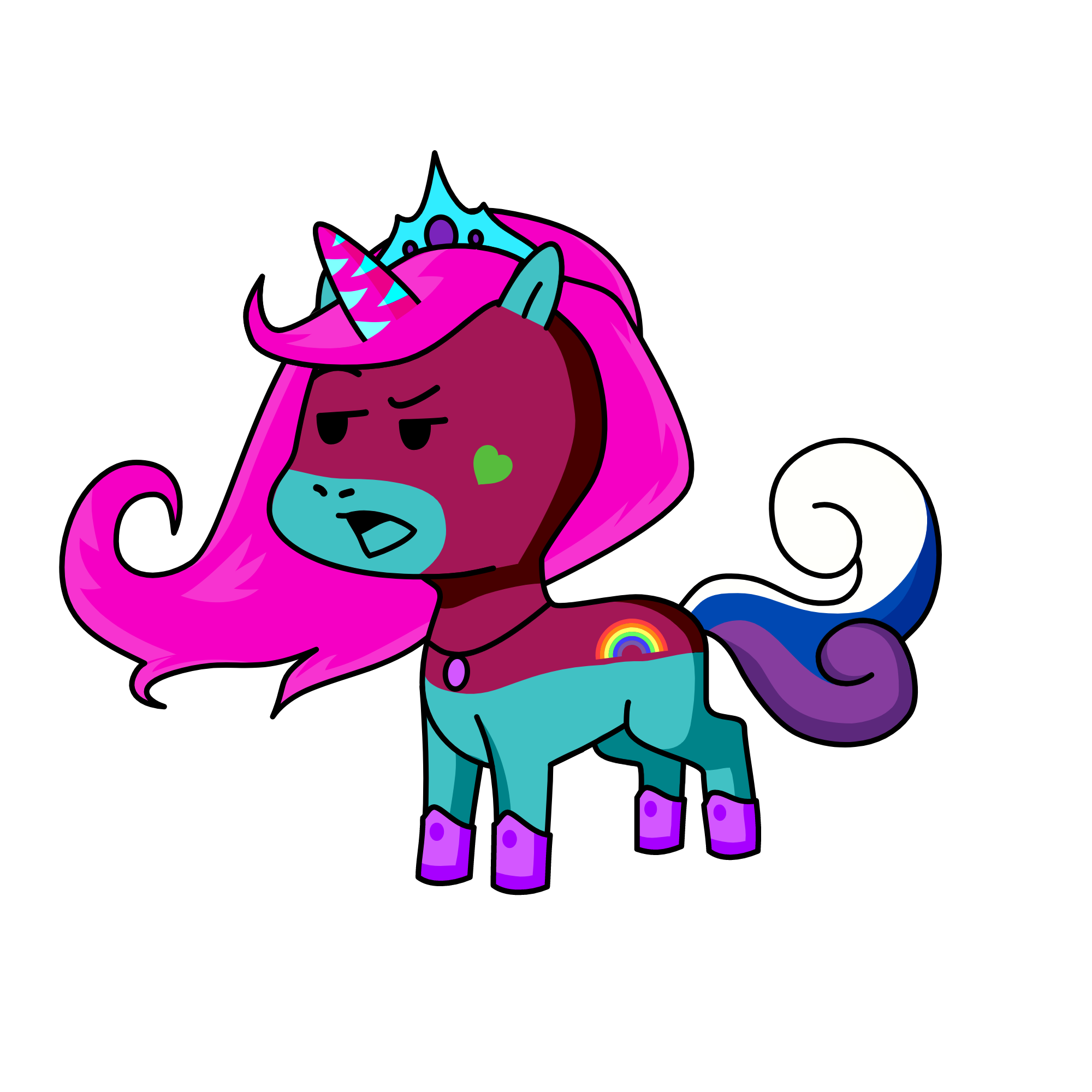 Teacher Uni, the unicorn