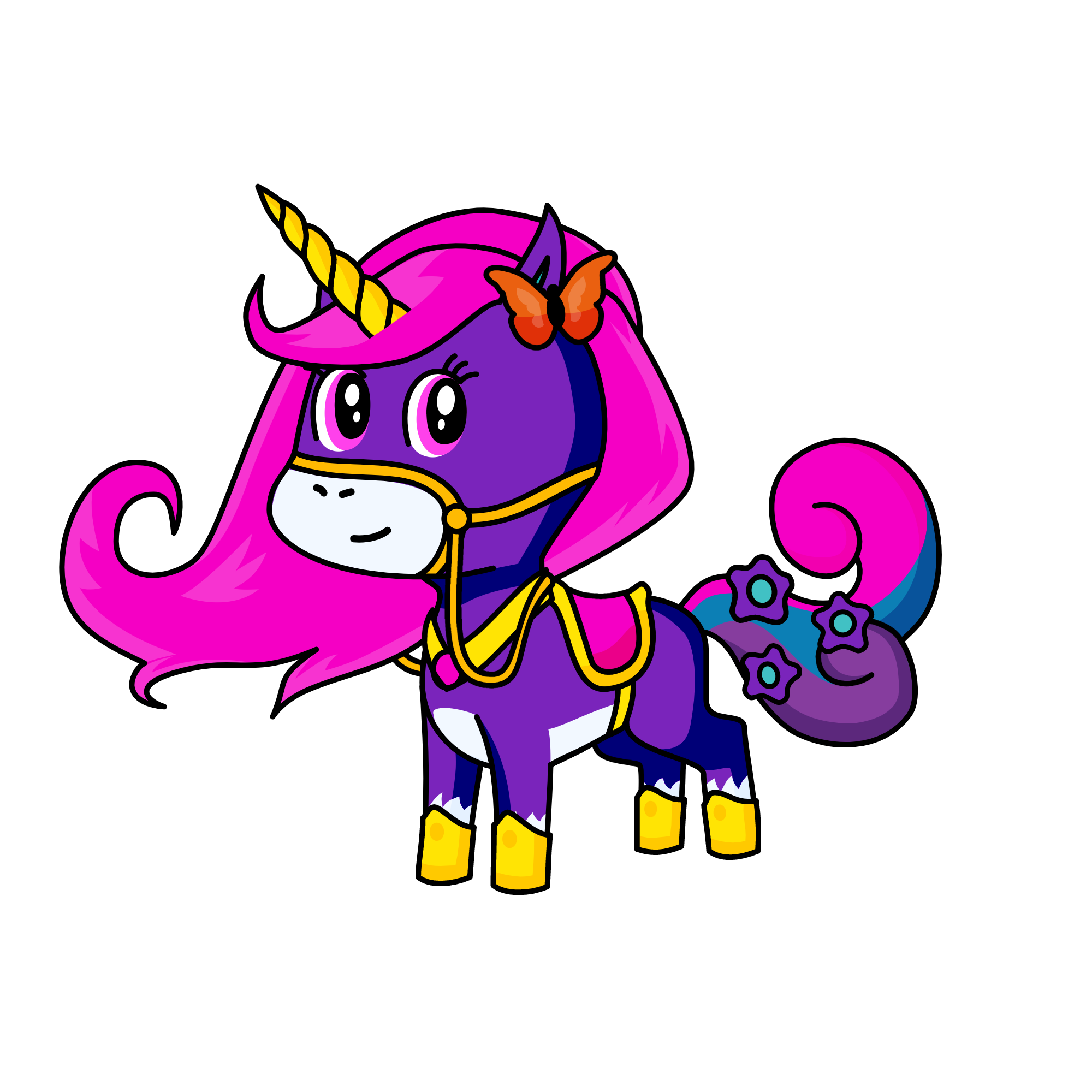 Cristal , the unicorn
