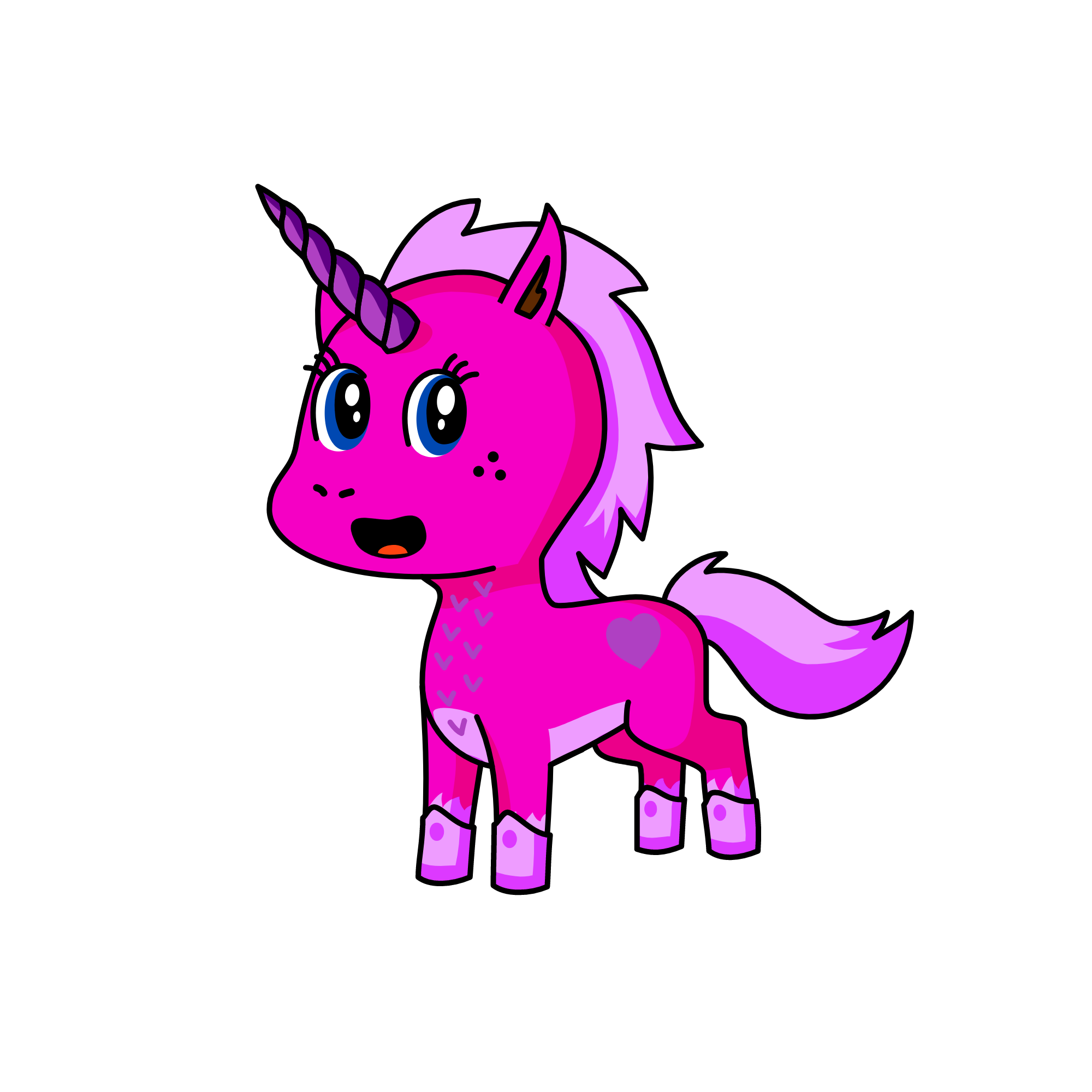 baby lidya, the unicorn