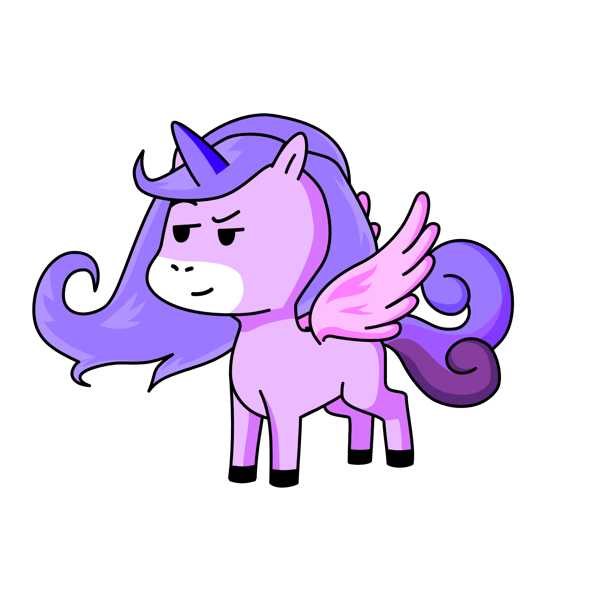 h, the unicorn