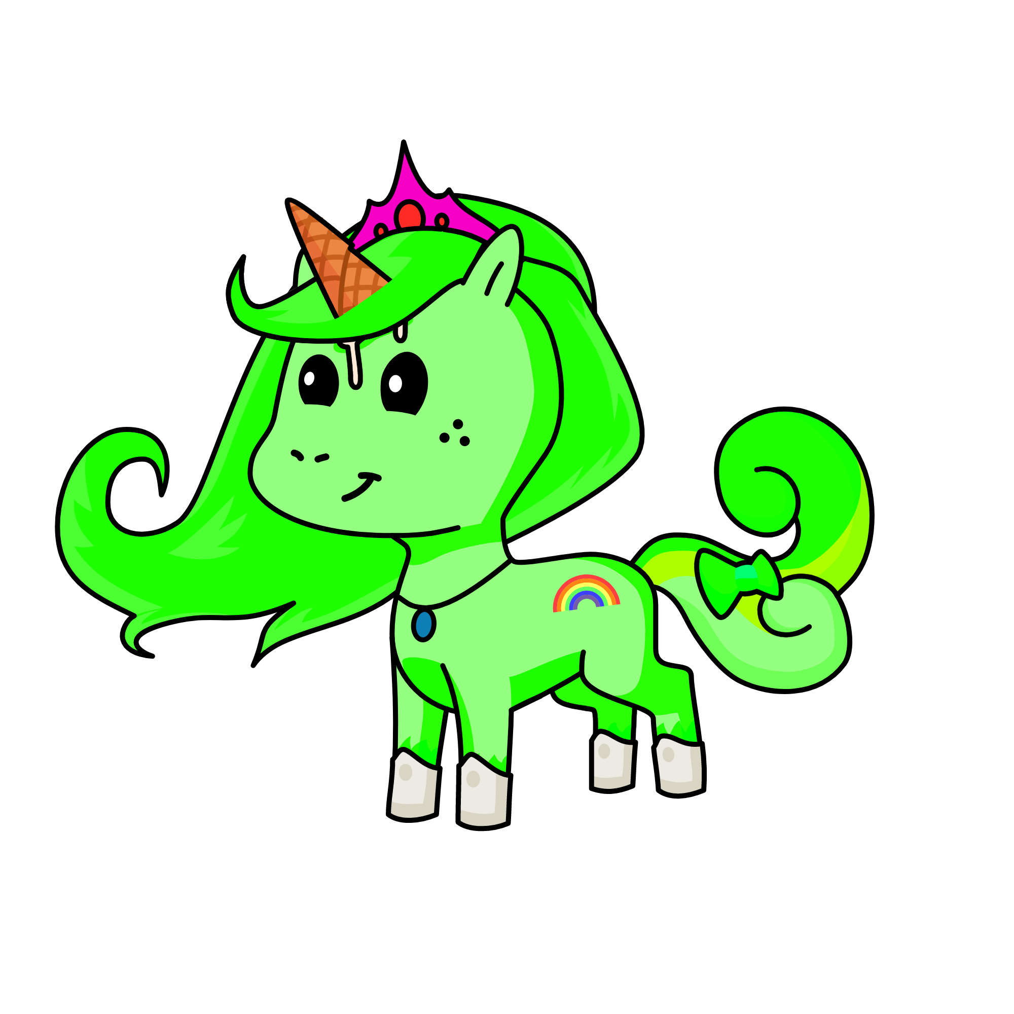 Lima Bean, the unicorn