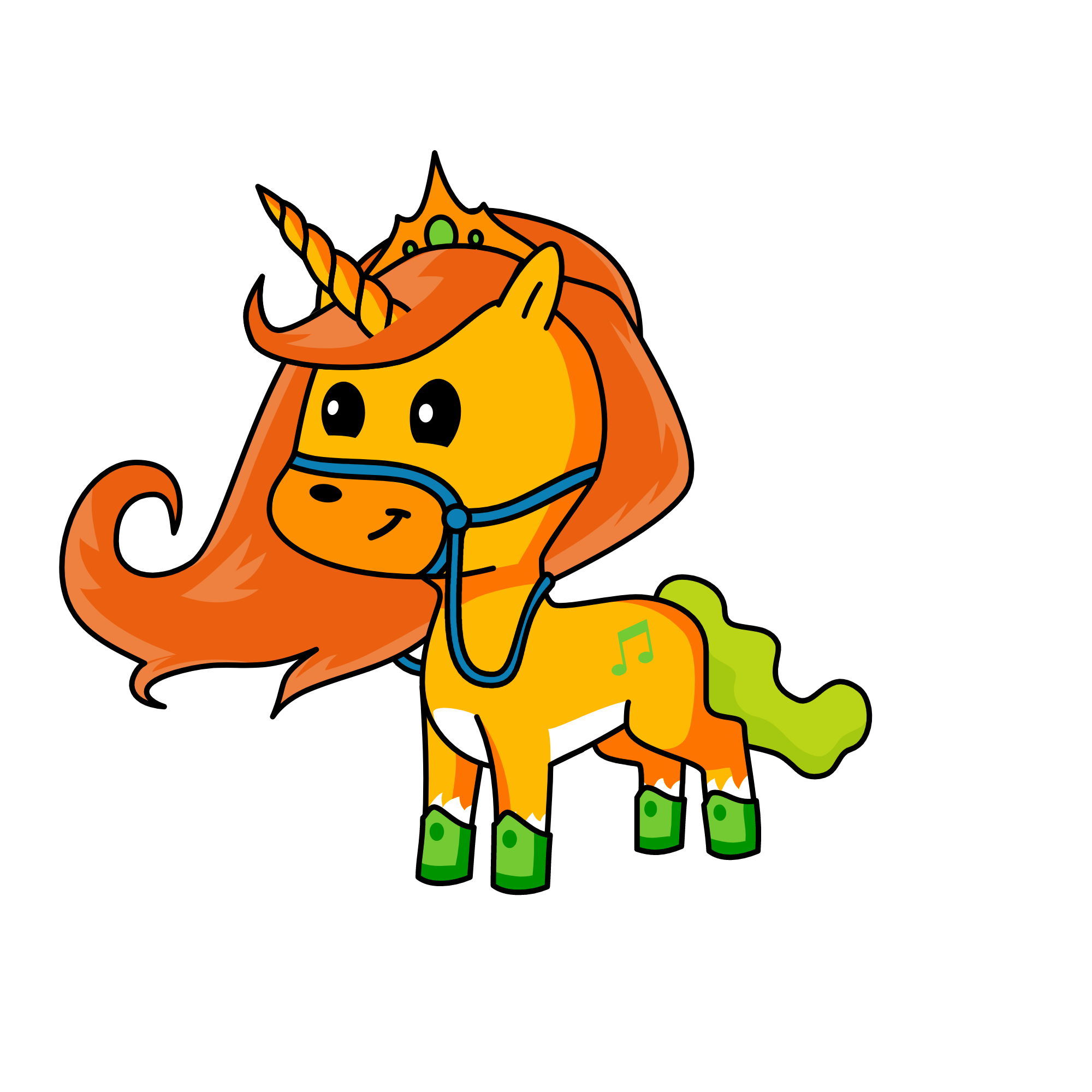 Mommy., the unicorn
