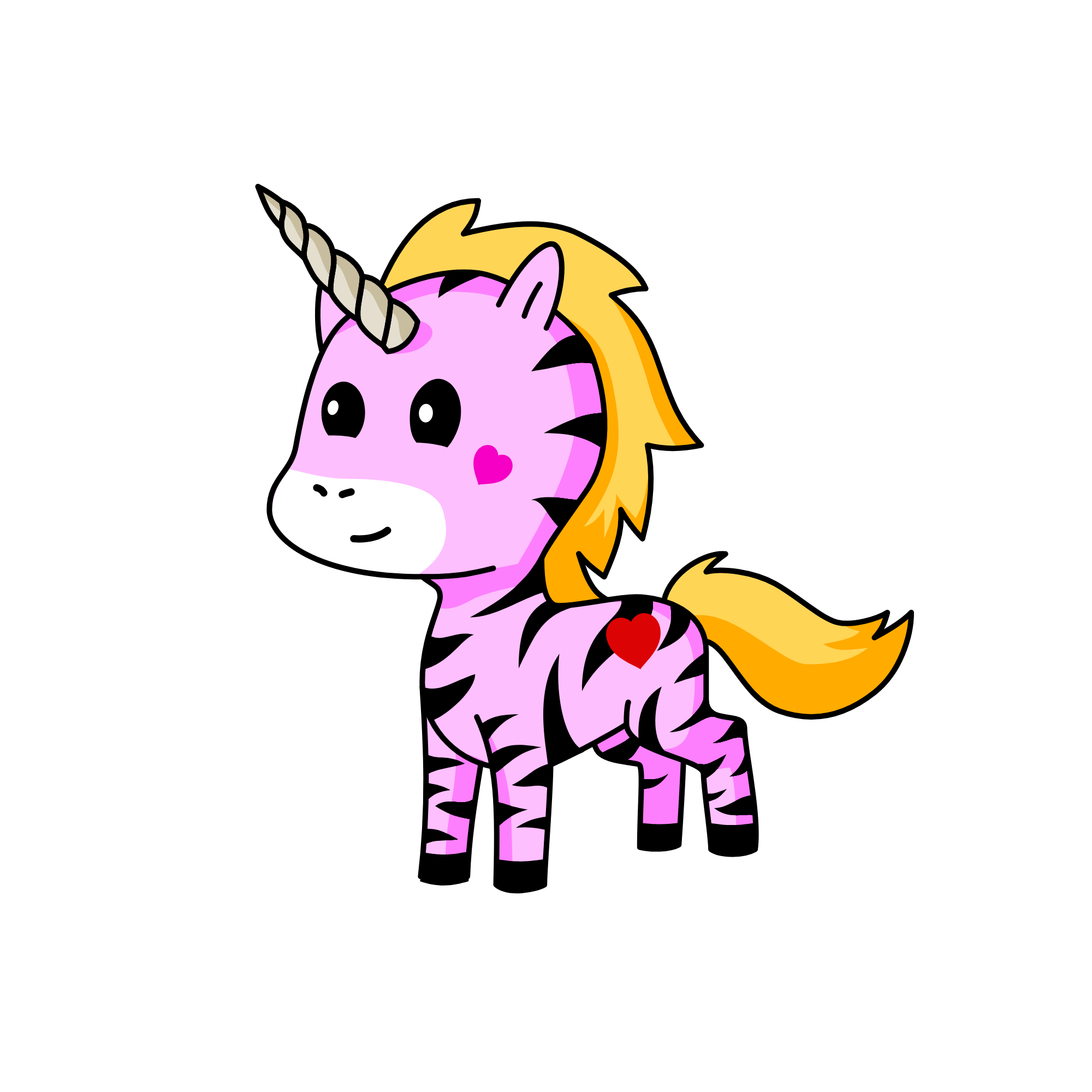 cat, the unicorn