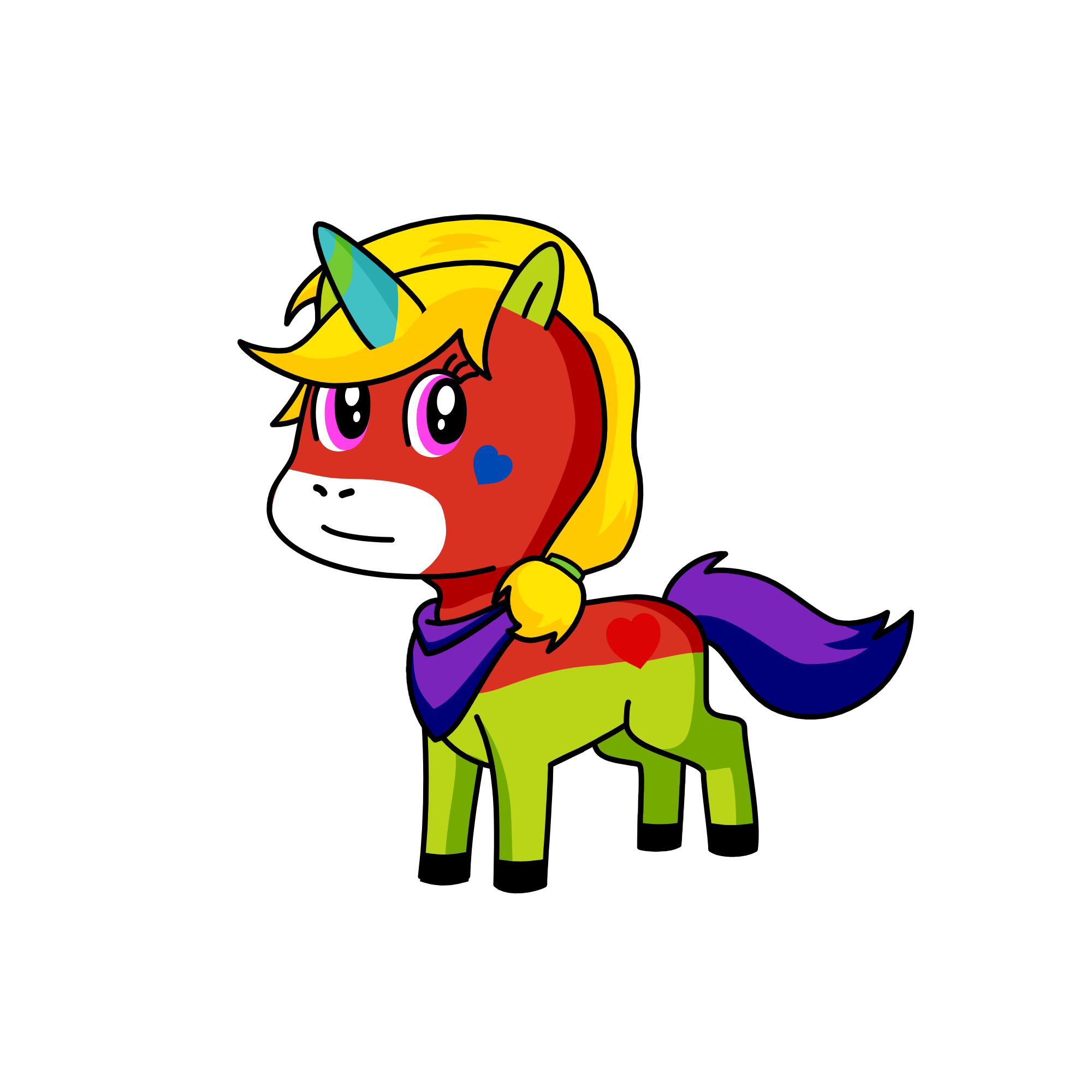 Pieie, the unicorn