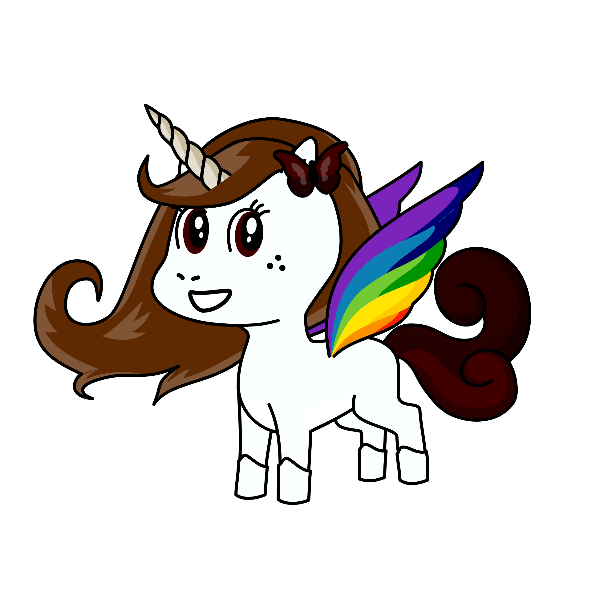 This is what I look like, the unicorn