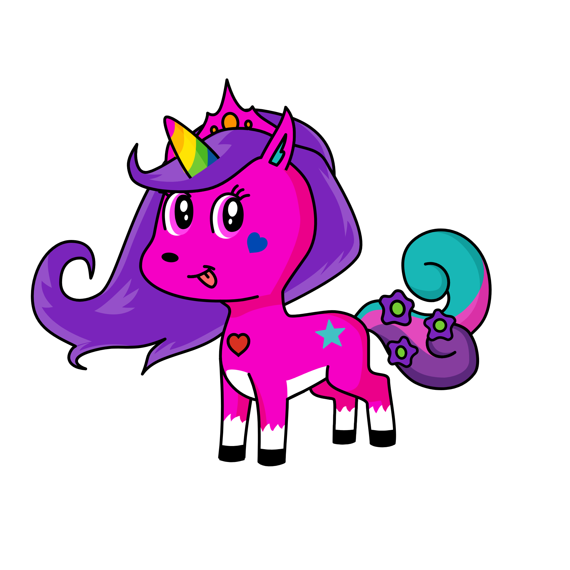 Snowy, the unicorn