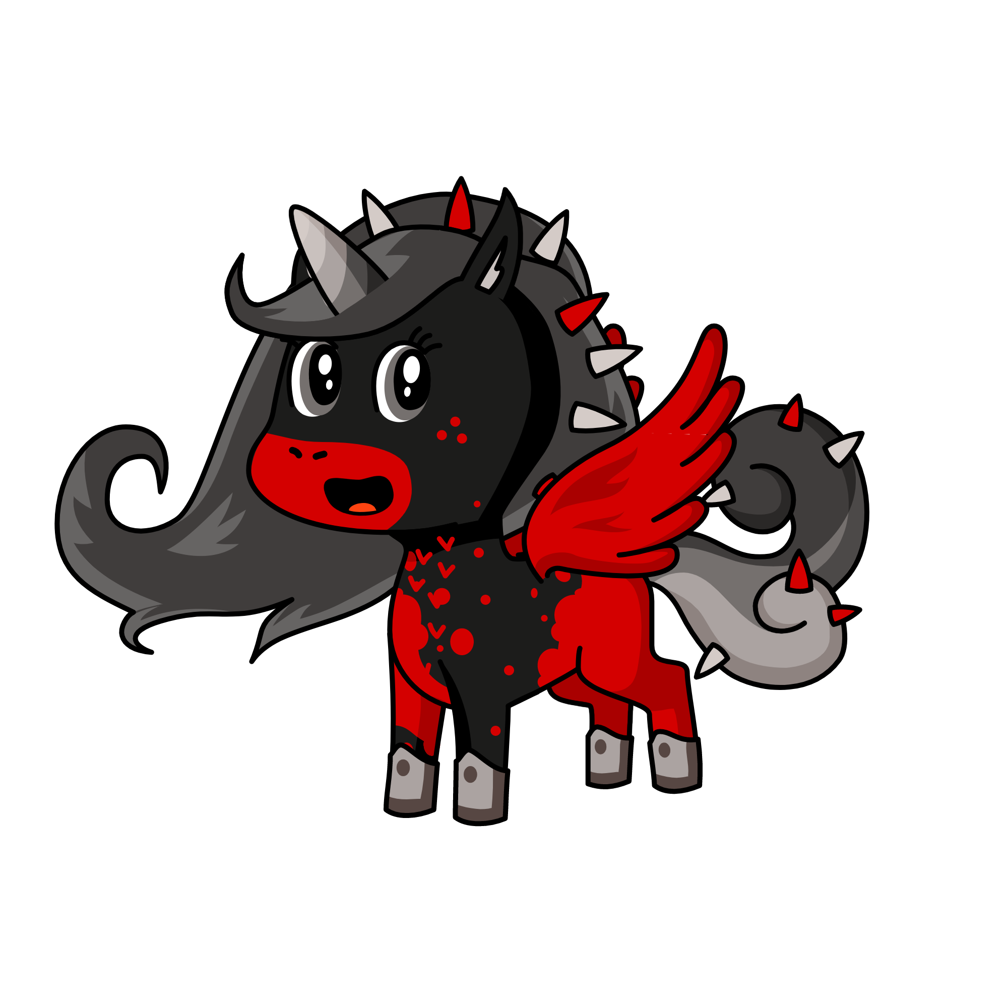 Red Smoke, the unicorn