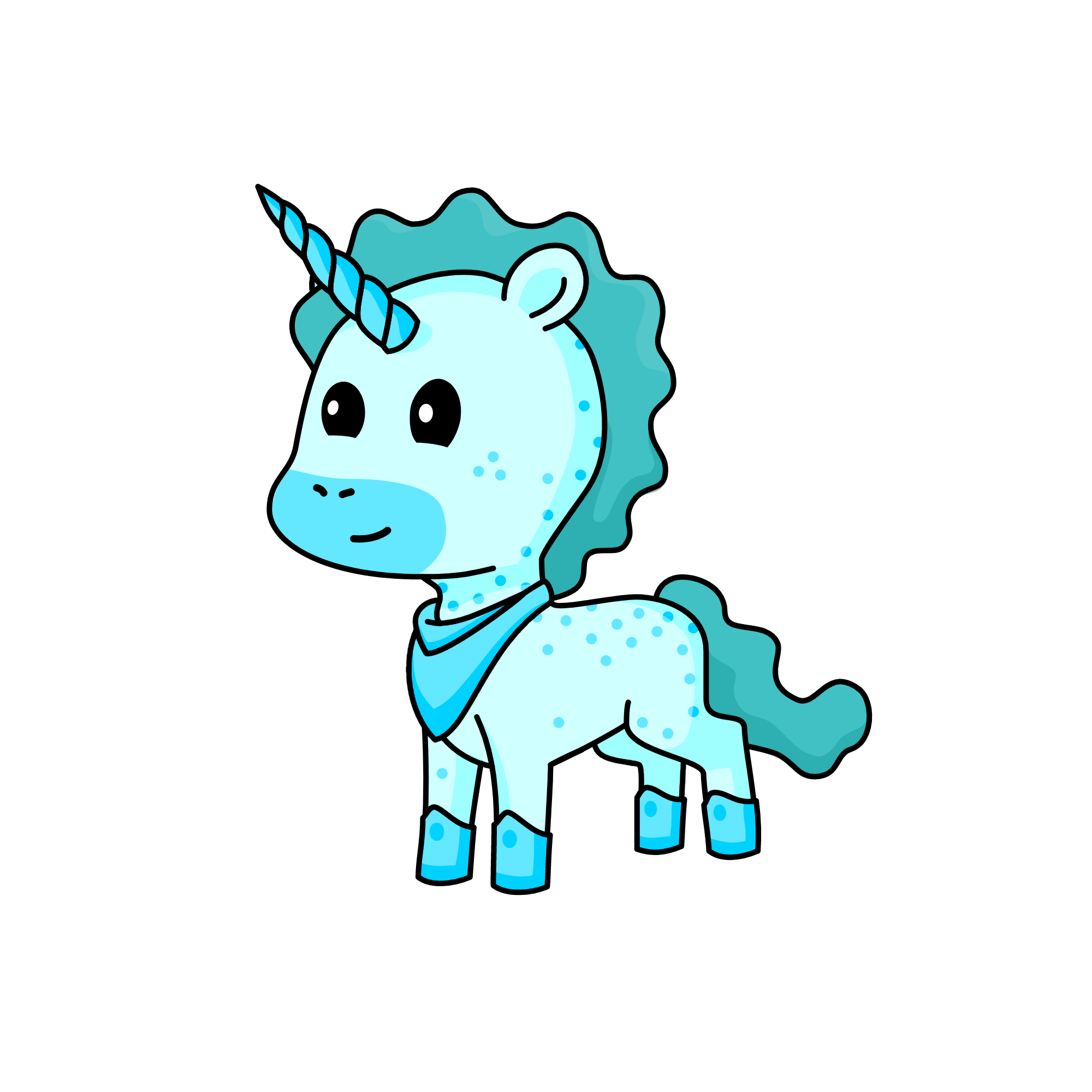 winter, the unicorn