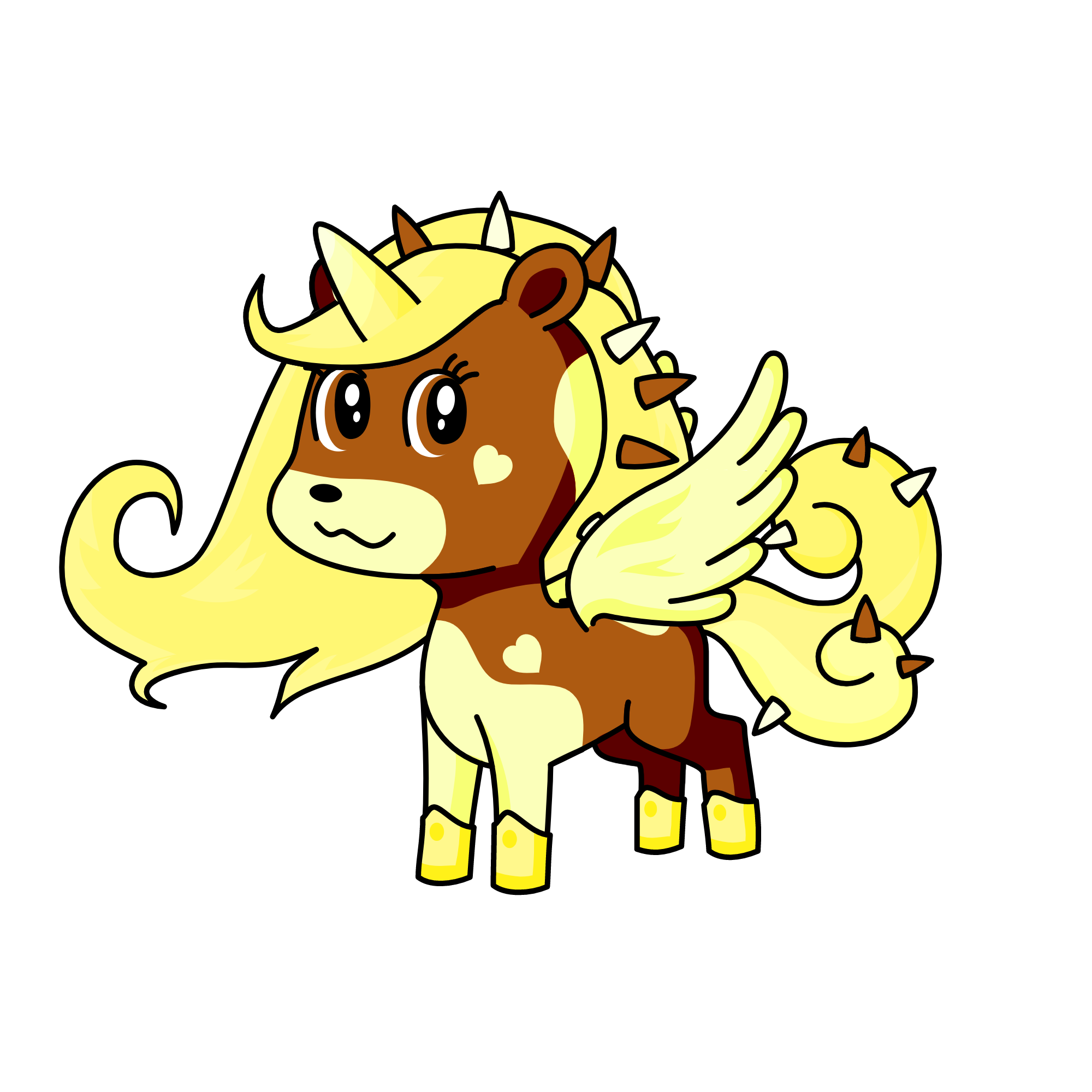 Lemon Frappe, the unicorn
