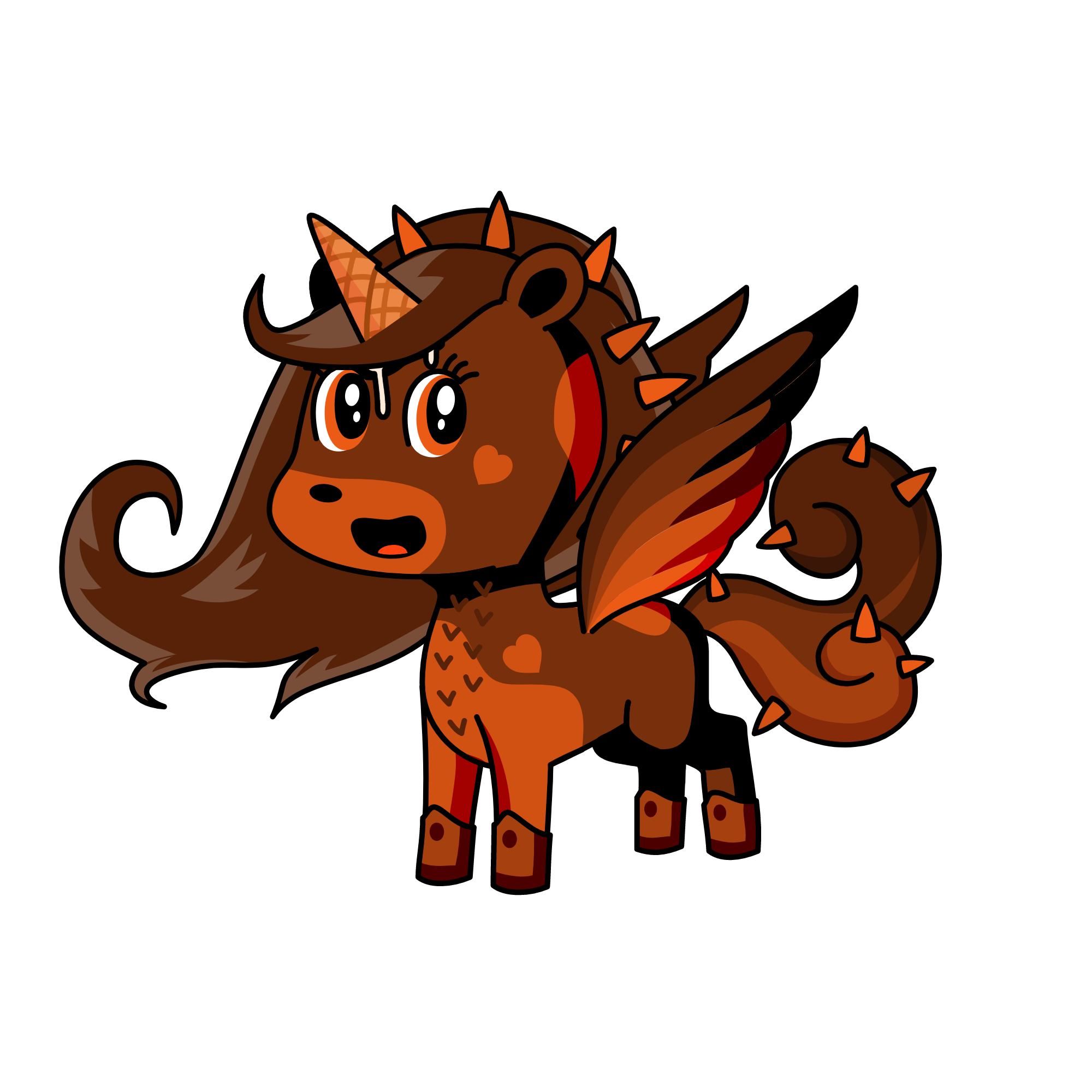 Chocolate Frappe, the unicorn
