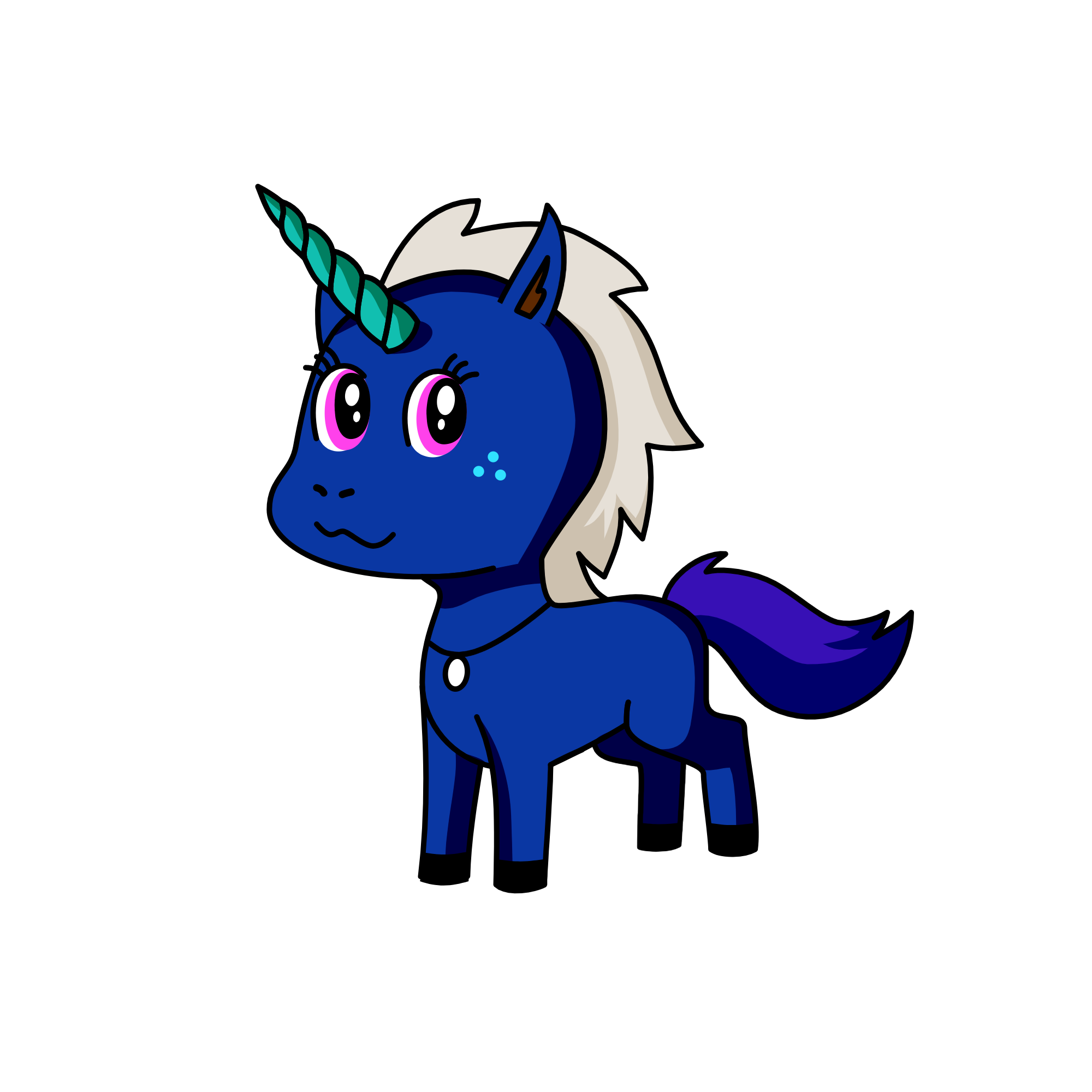 Shadow, the unicorn