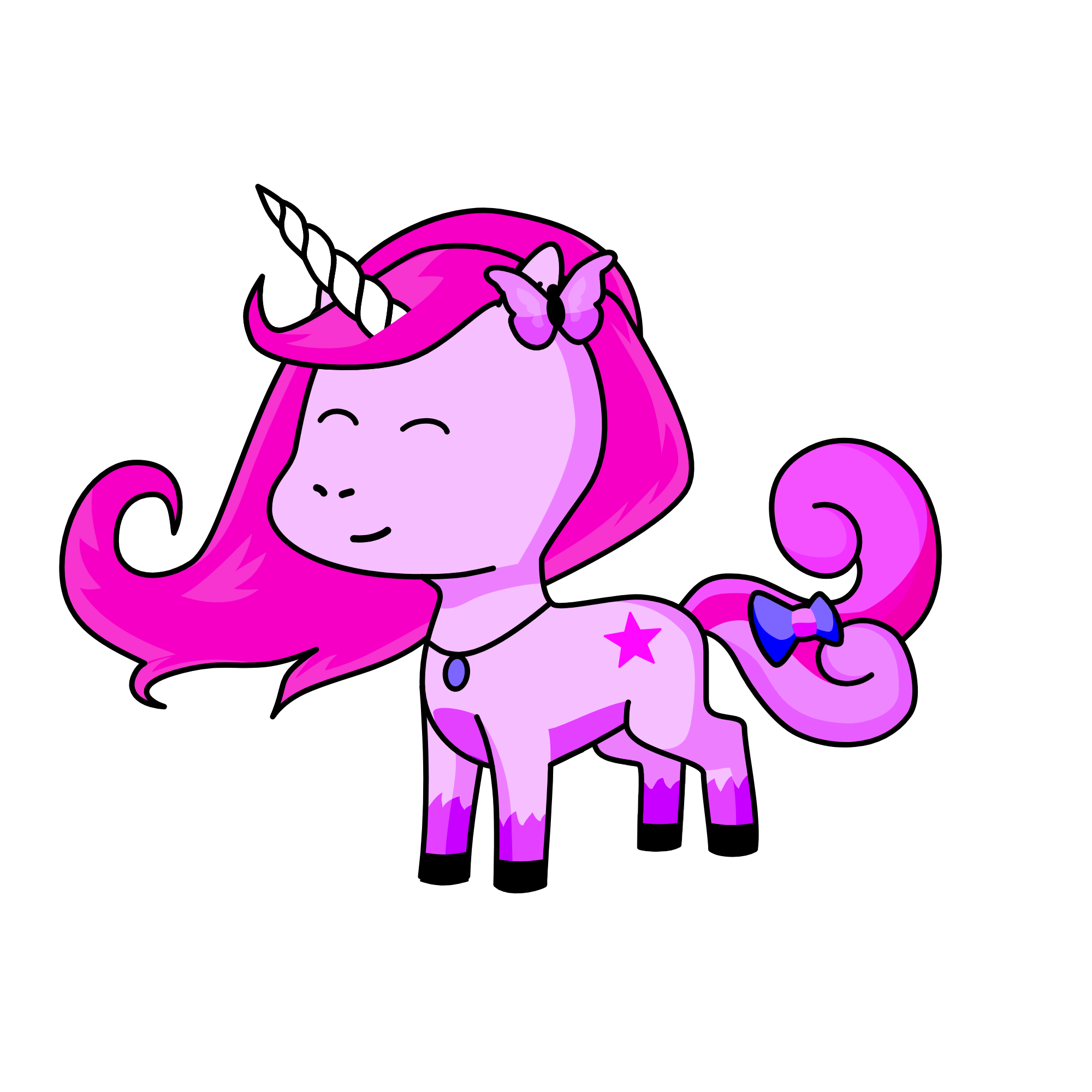 Pinkicorn, the unicorn