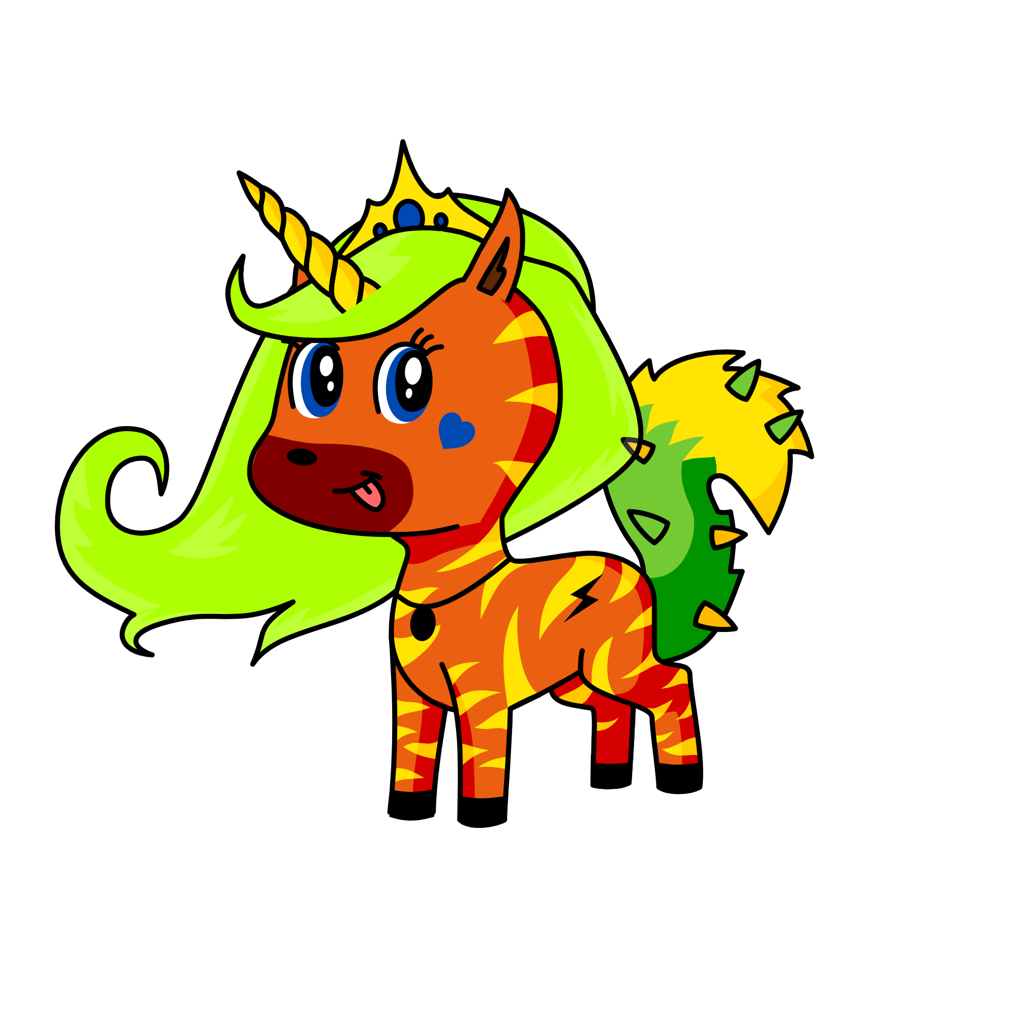 Ember, the unicorn