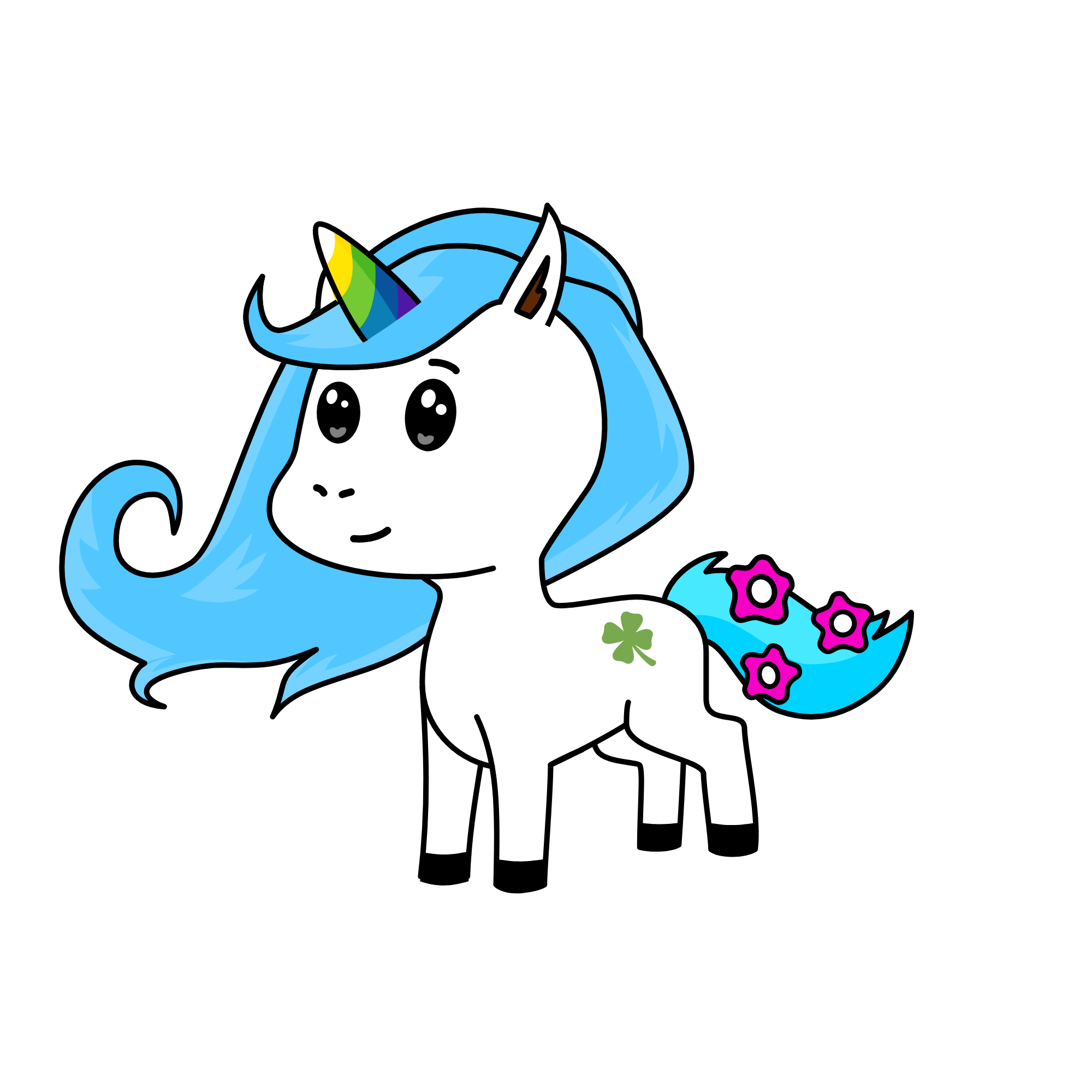 Clover, the unicorn
