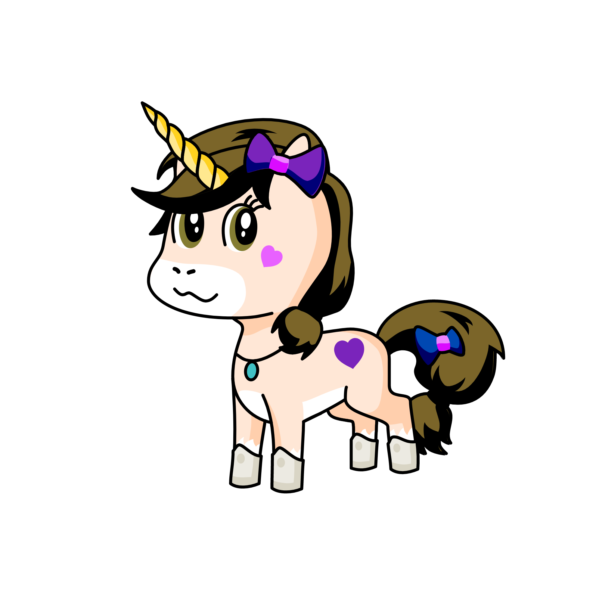Lorraine McFly, the unicorn