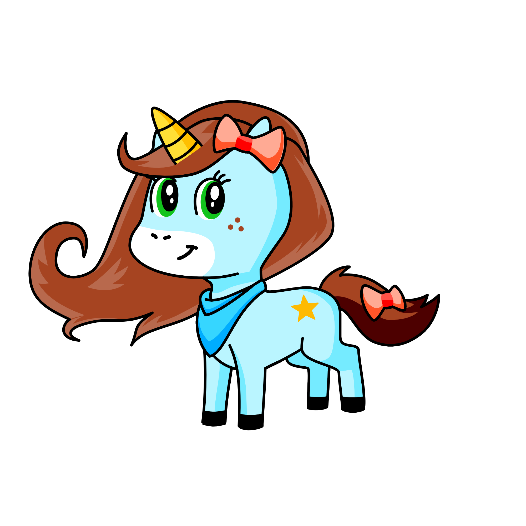 Chestnut, the unicorn