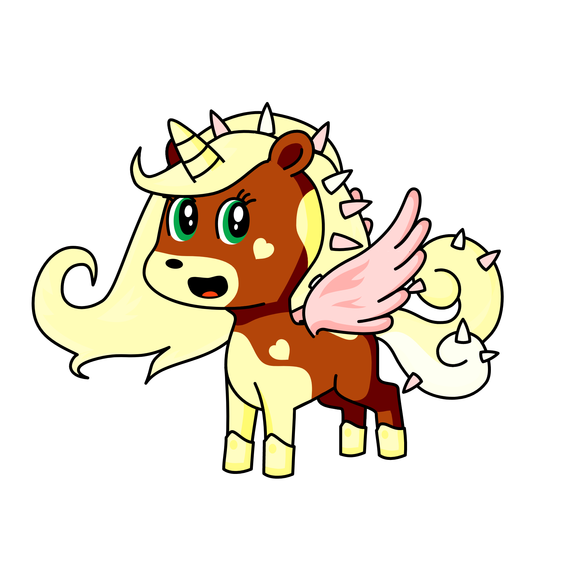 Vanilla Frappe, the unicorn