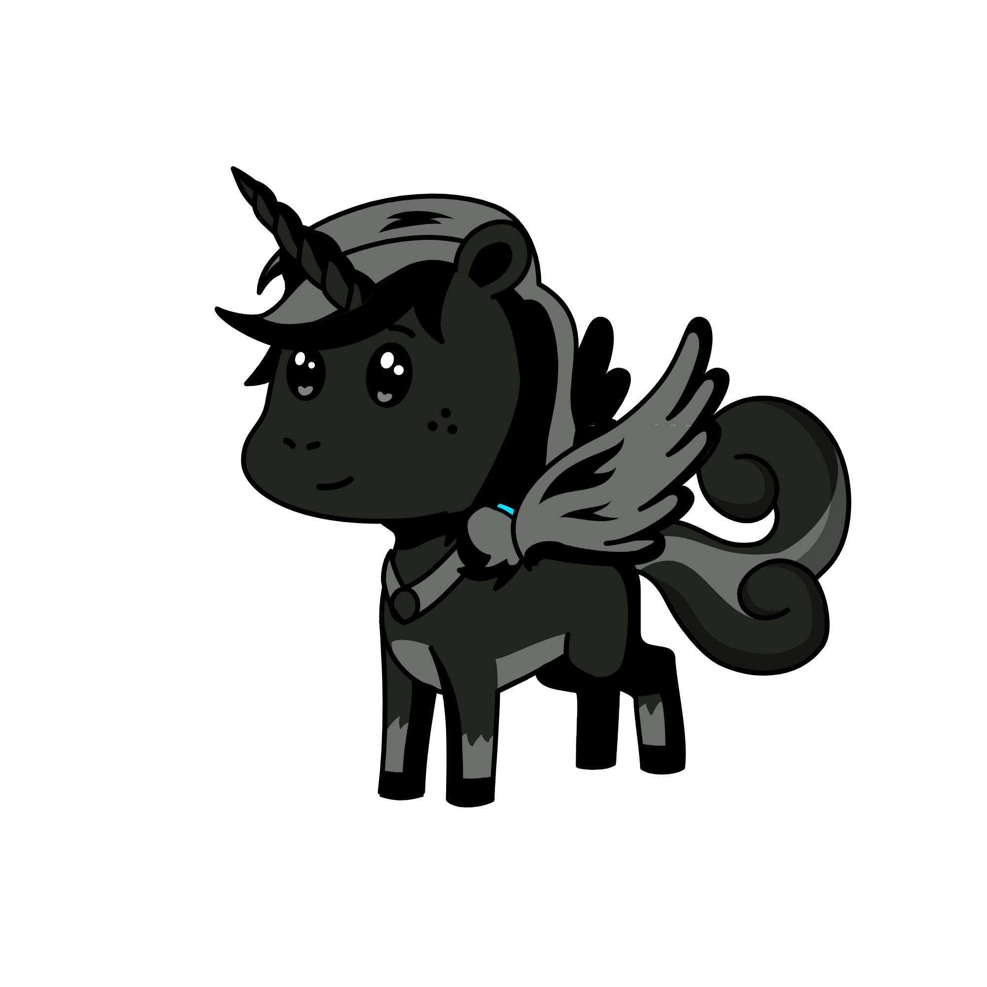 Dark Princess, the unicorn