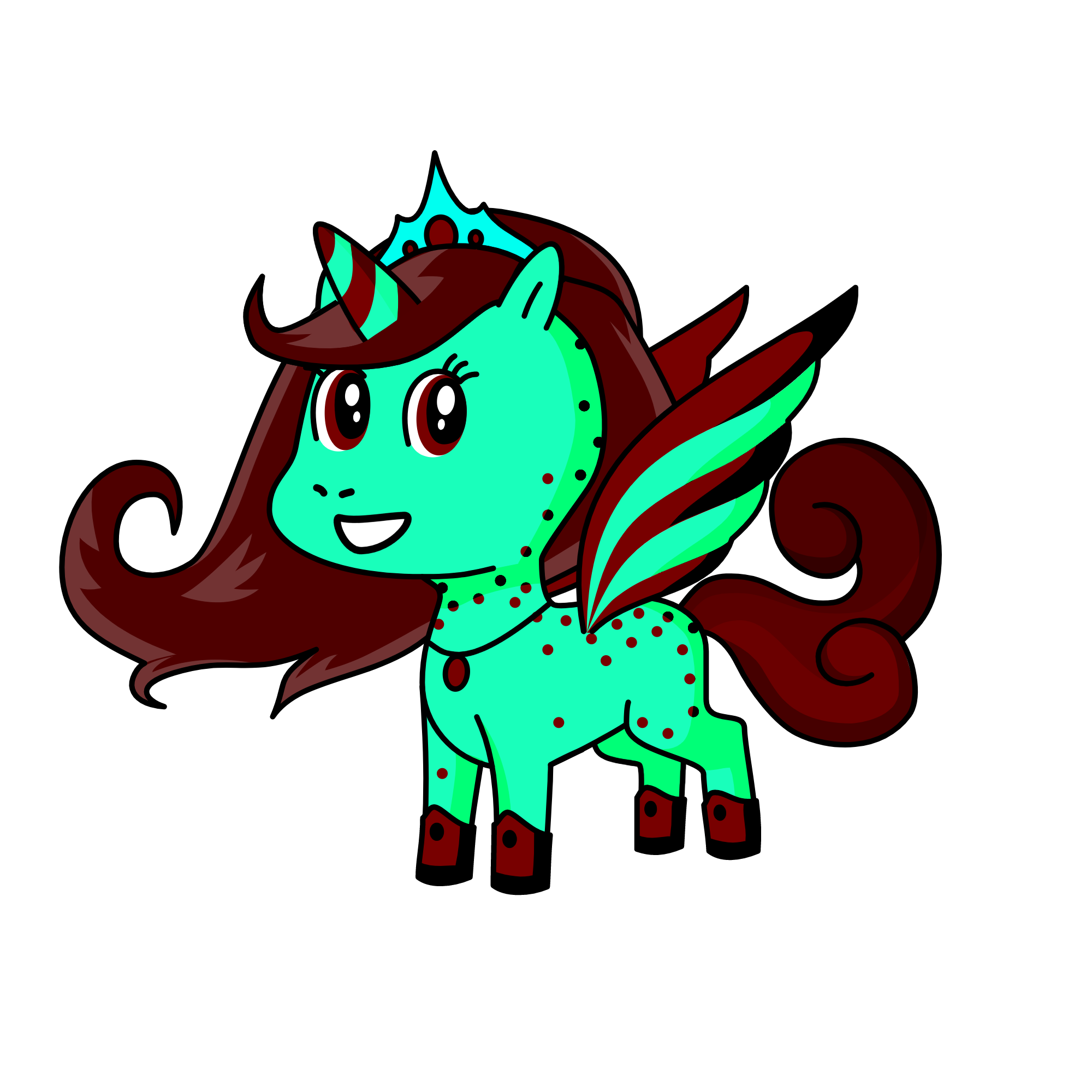 Mint chip, the unicorn