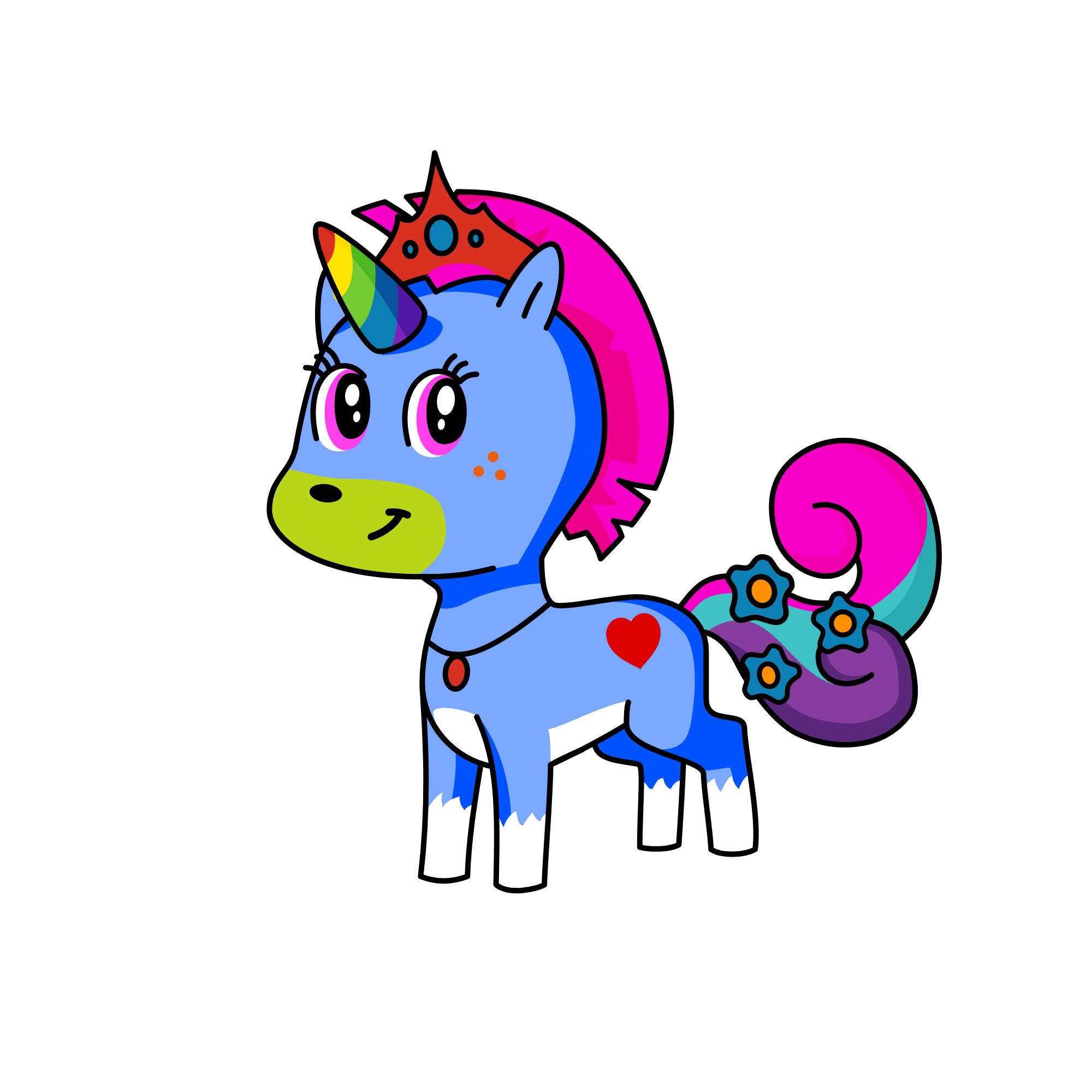Mimi, the unicorn