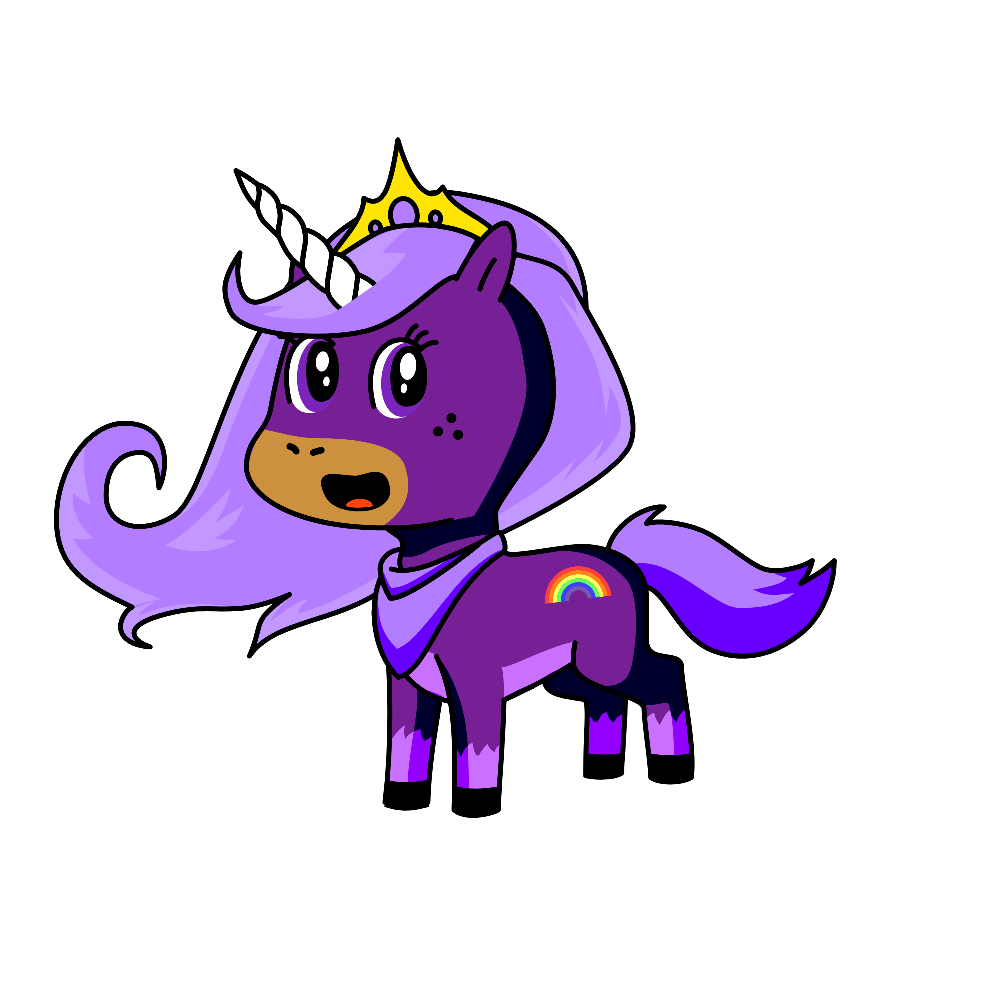 Midnight, the unicorn