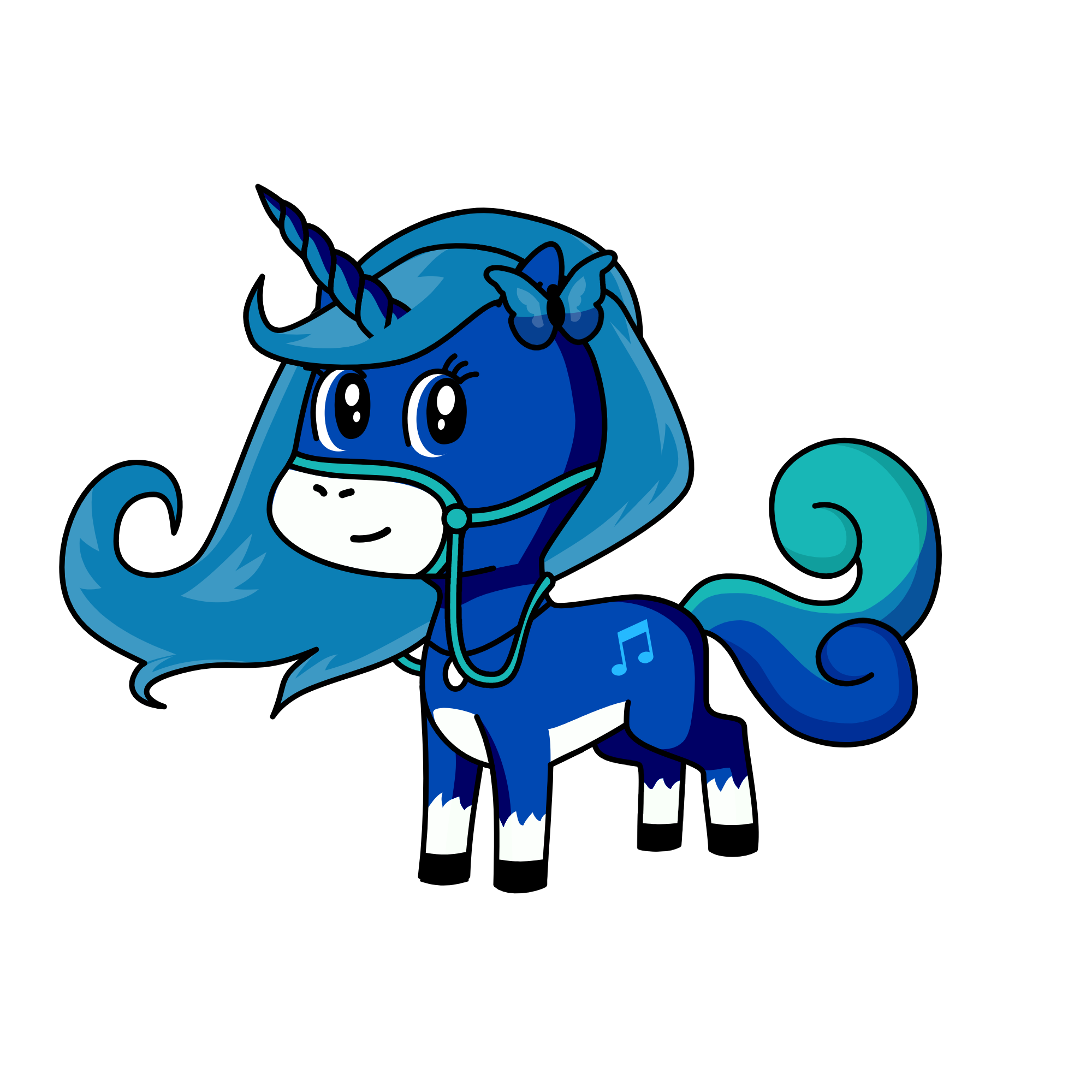 Melody, the unicorn