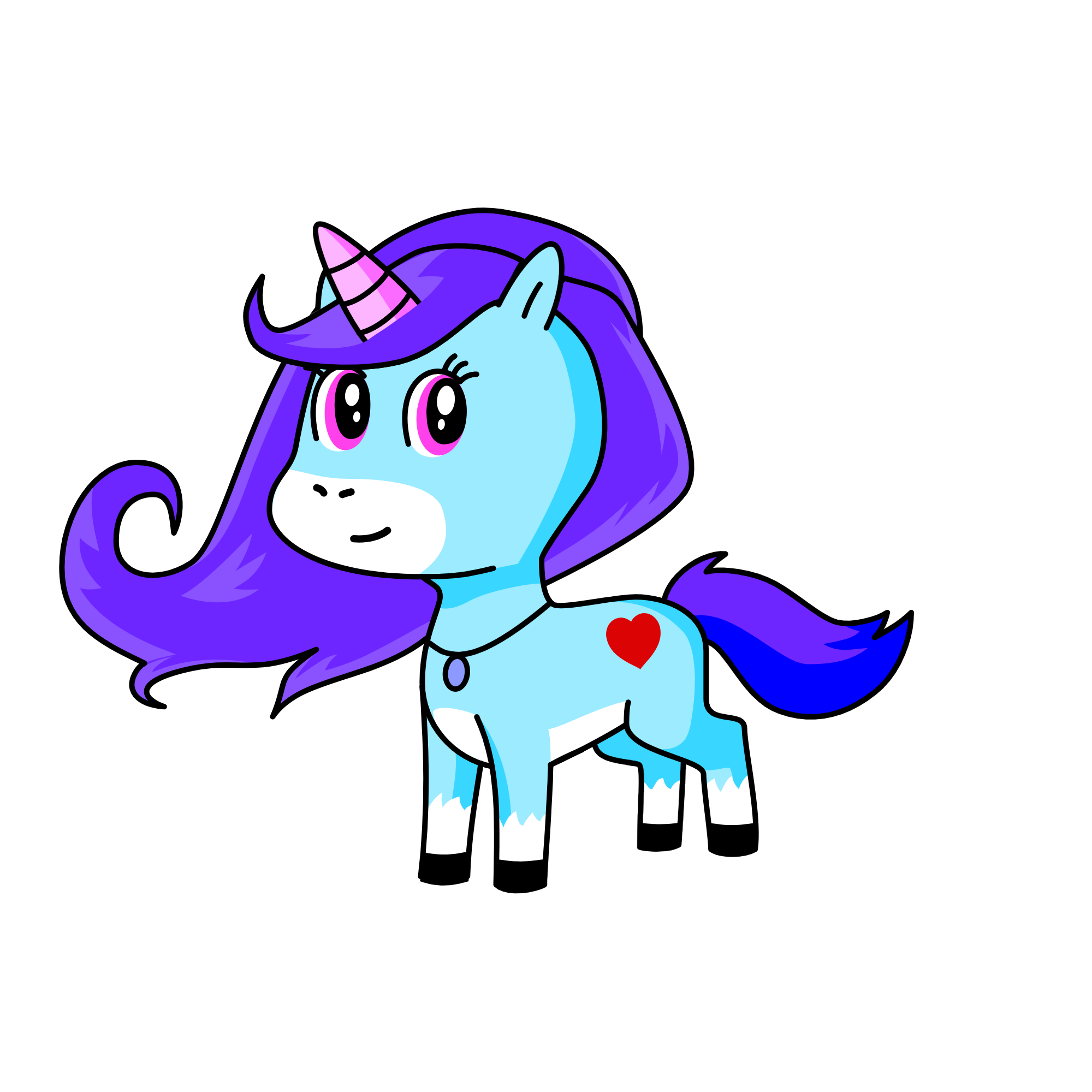 Sky, the unicorn