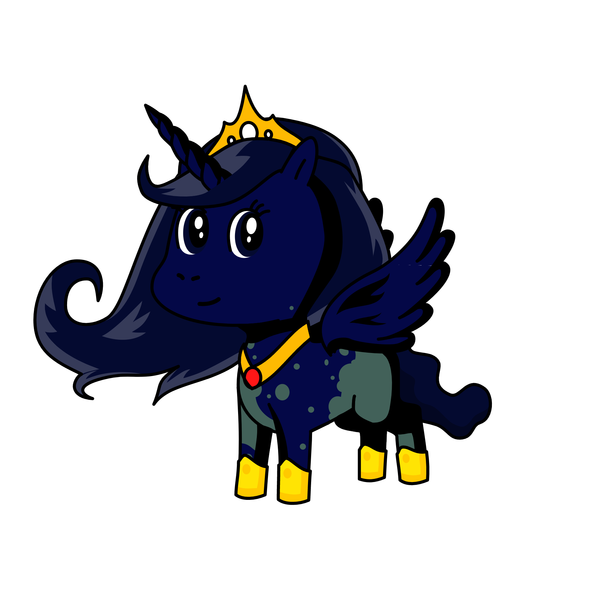 THE REAL PRINCESS LUNA, the unicorn