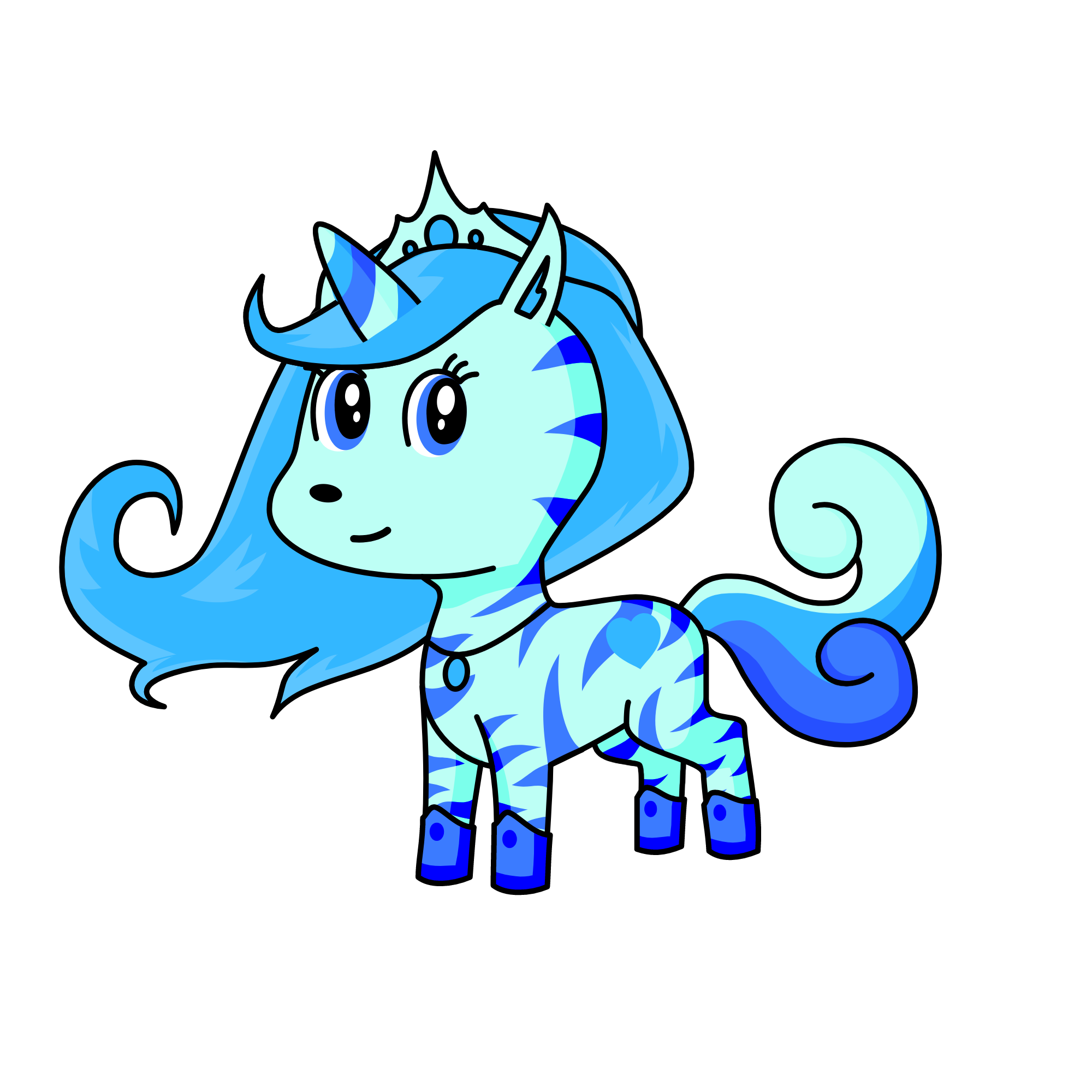 cloudy, the unicorn