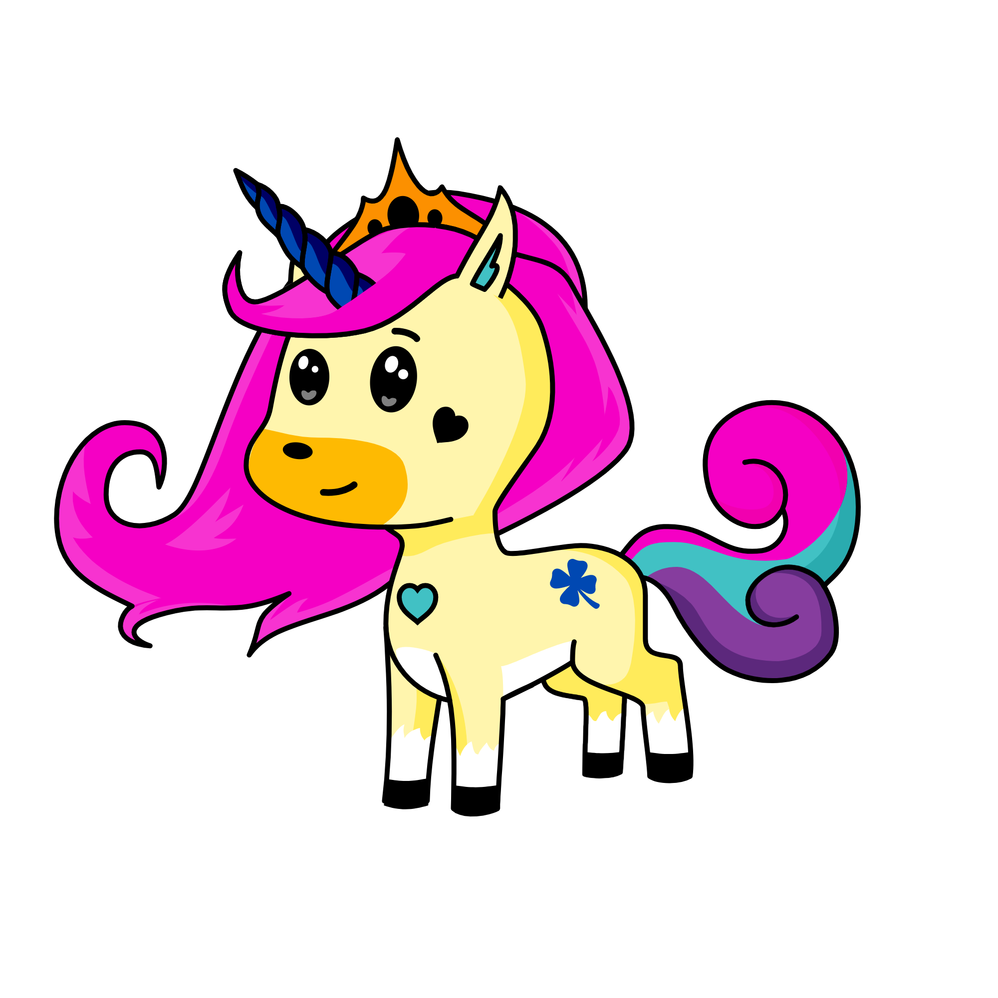 Craft princess, the unicorn