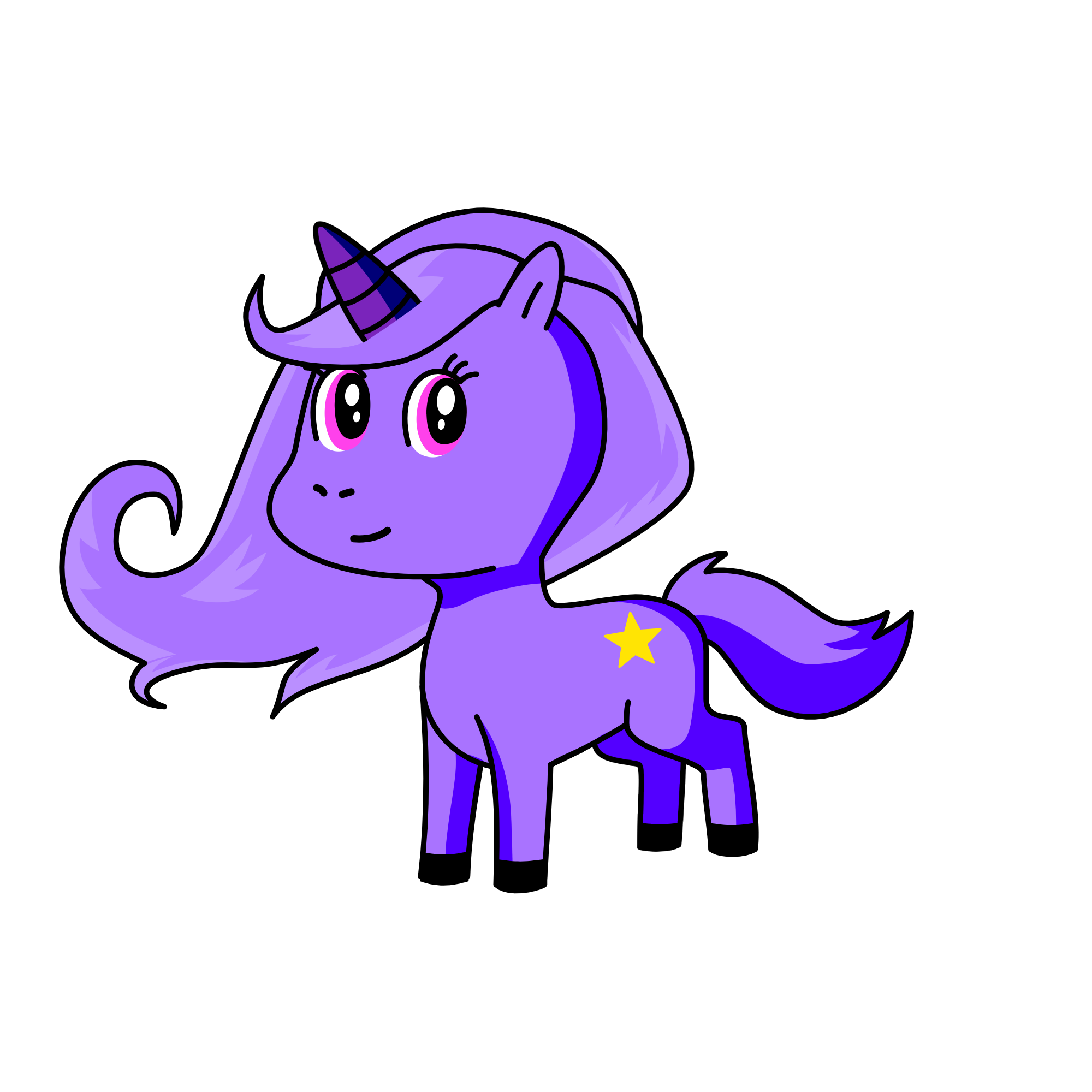 Amethyst, the unicorn