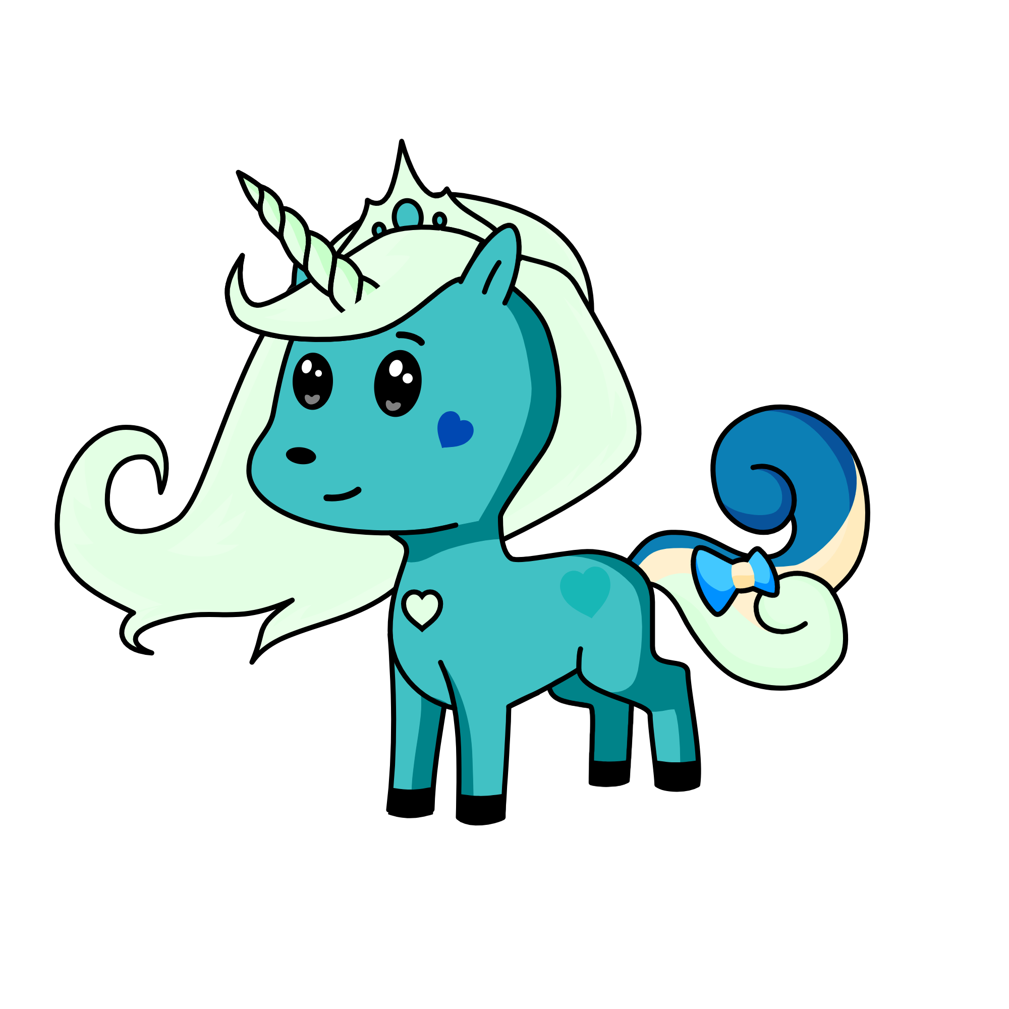 snow queen, the unicorn