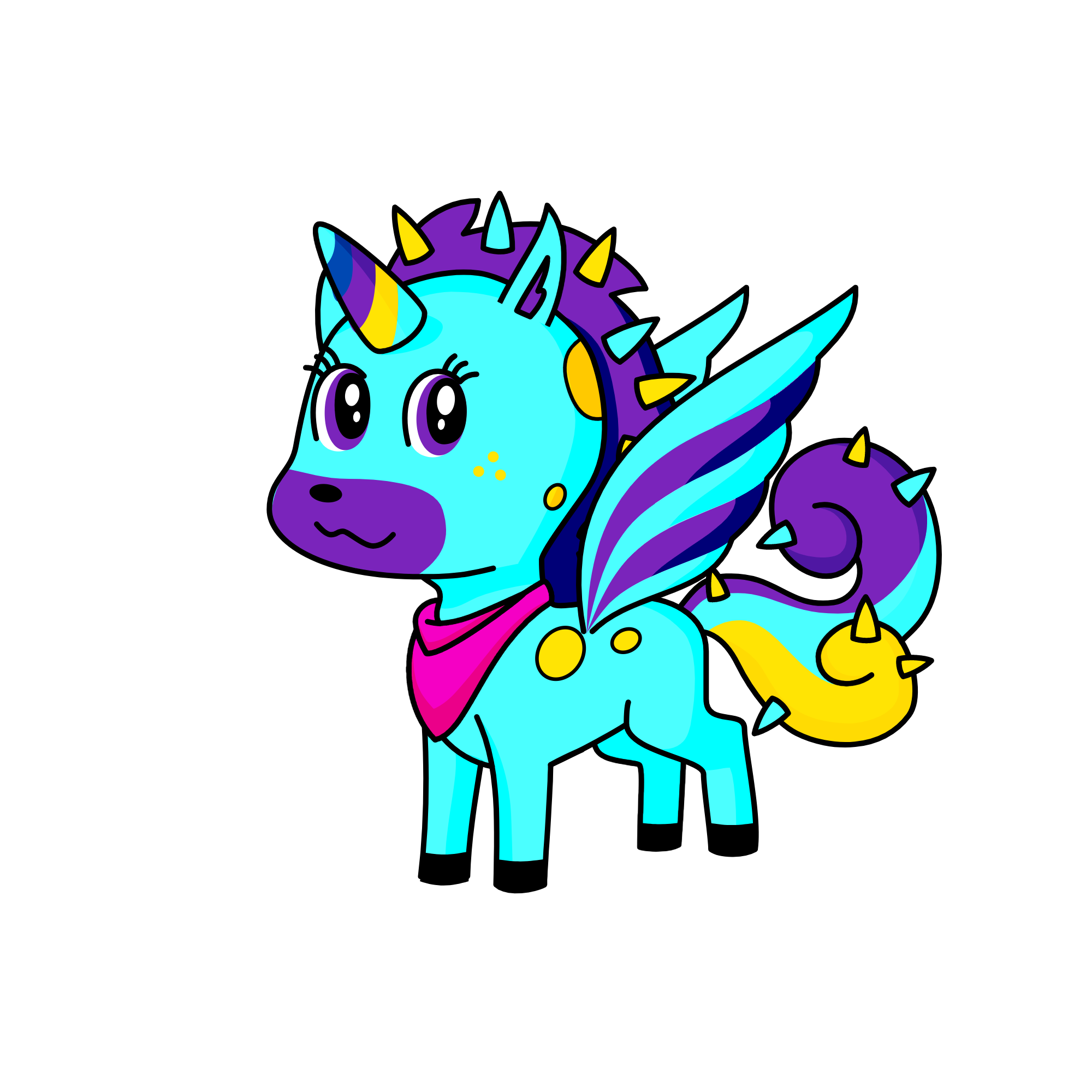 @COOLNESS QUEEN, the unicorn
